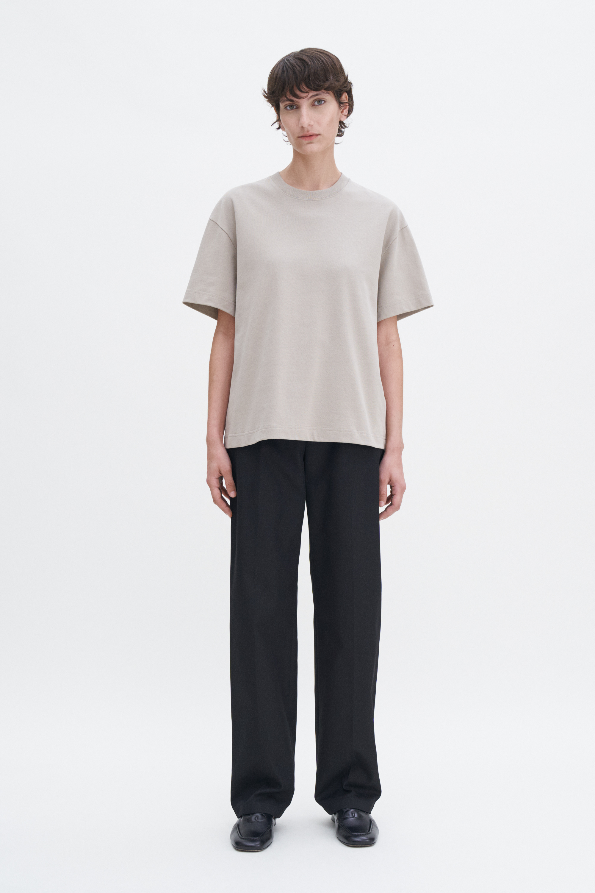 Shop Filippa K Oversized Tee In Grey
