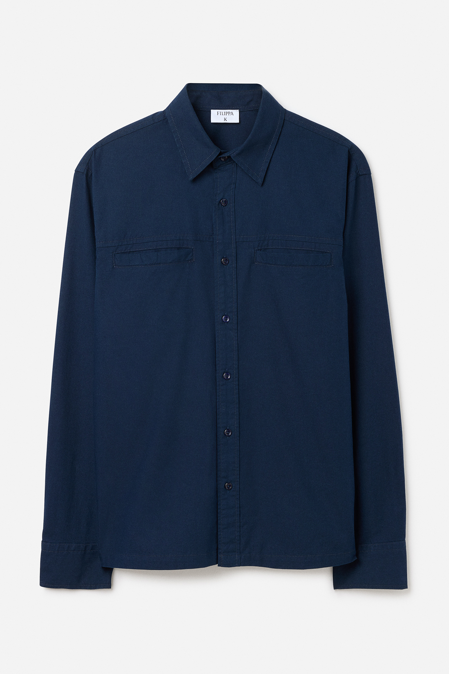 Filippa K Welt Pocket Shirt In Blue