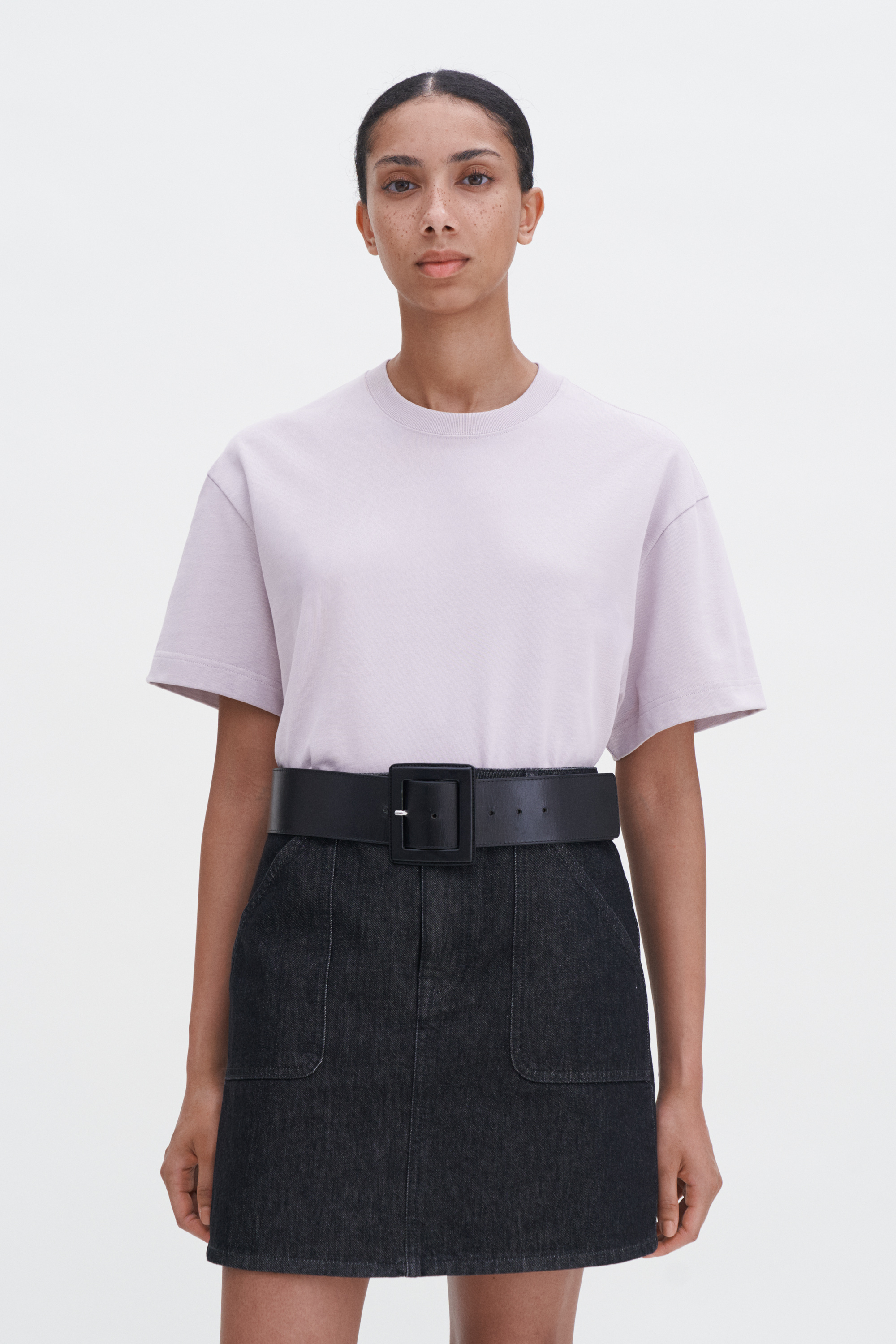 Shop Filippa K Oversized Tee In Purple