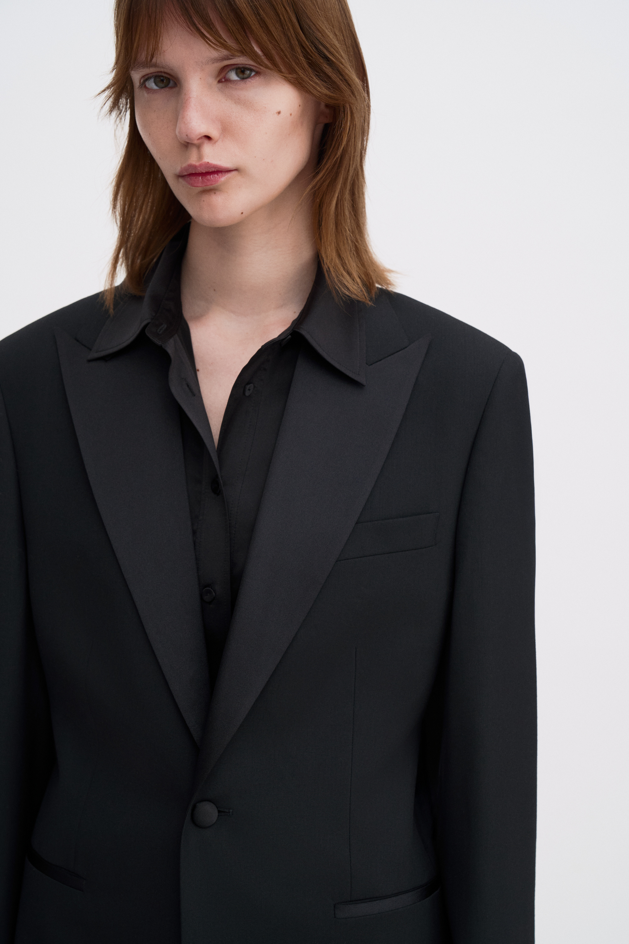 Filippa K Hourglass Tuxedo Blazer In Black