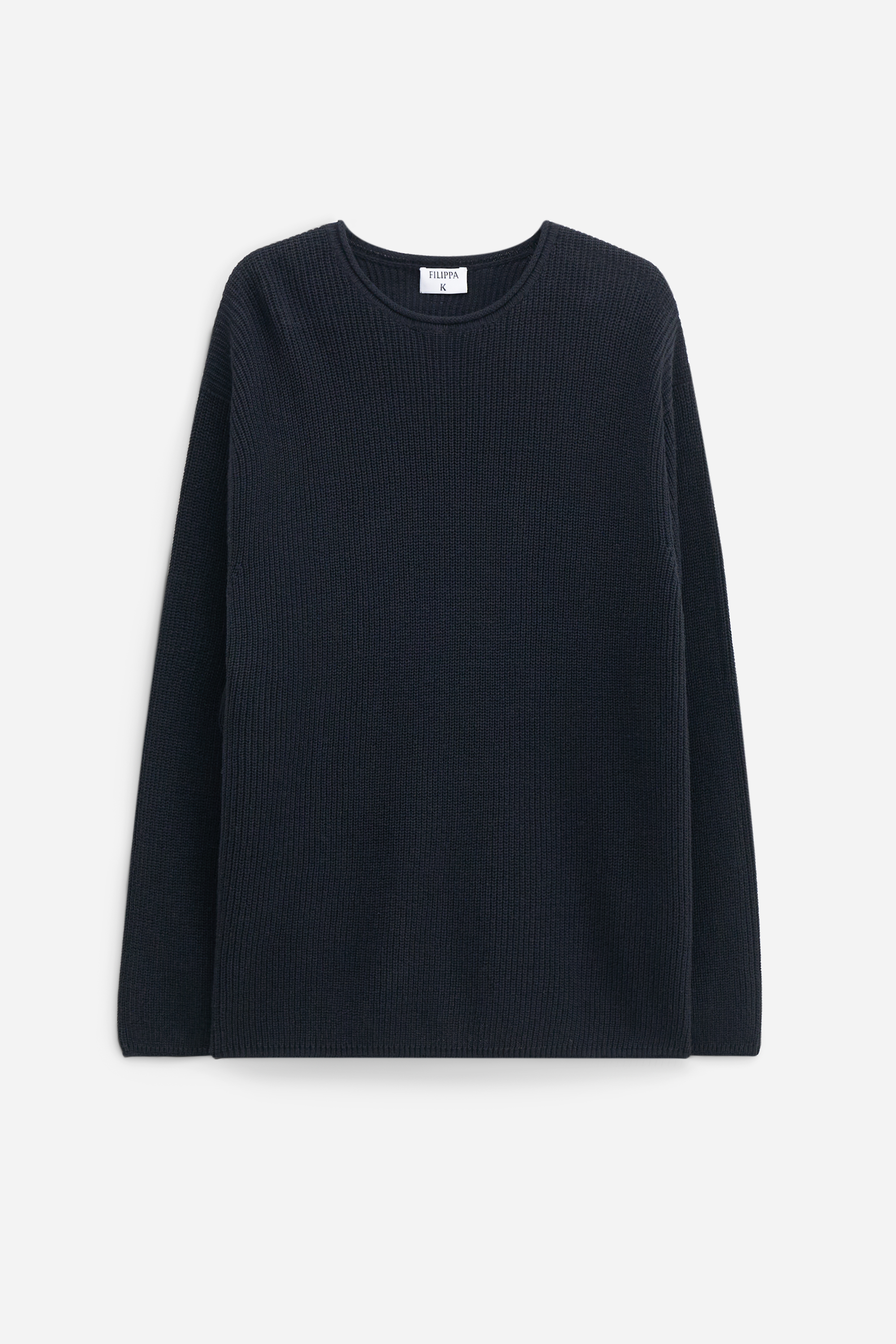 Filippa K Relaxed Linen Sweater In Black