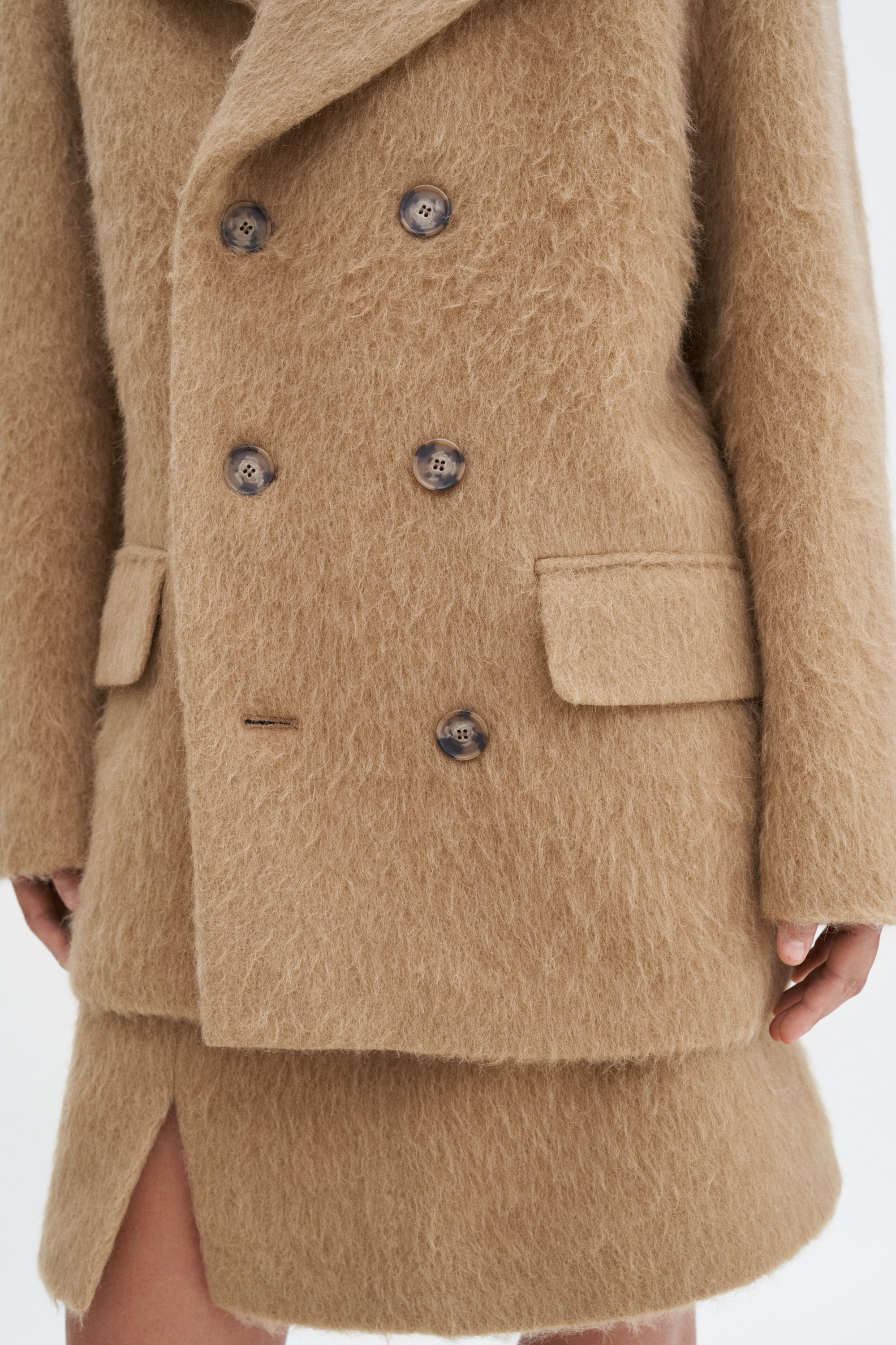 Shop Filippa K Hairy Wool Blend Jacket