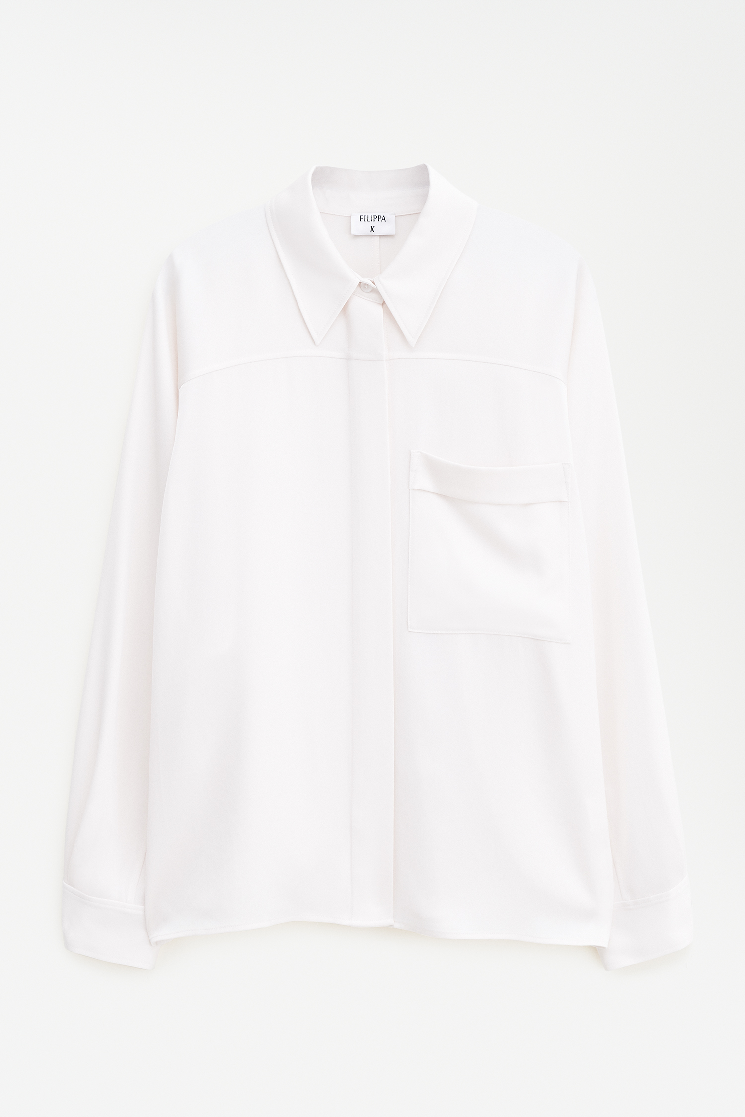 Shop Filippa K Shiny Pocket Blouse