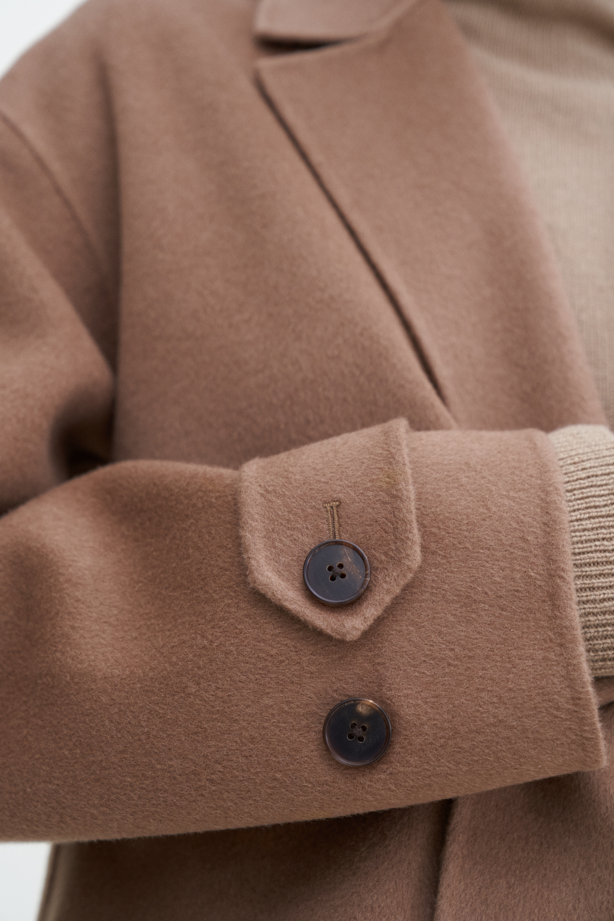 Filippa K Wool Cashmere Jacket In Brown