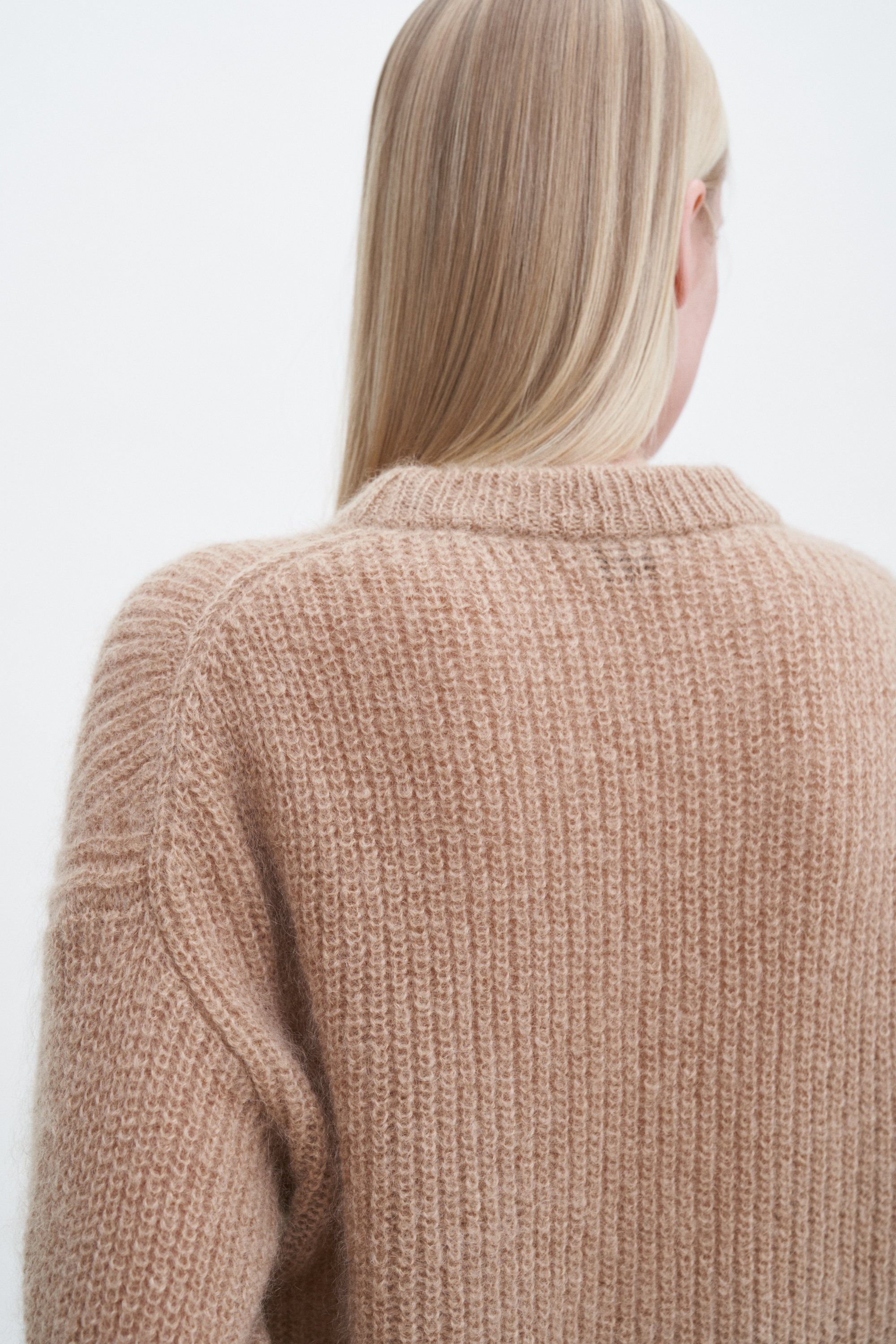 Filippa K Ribbed Mohair Sweater In Brown