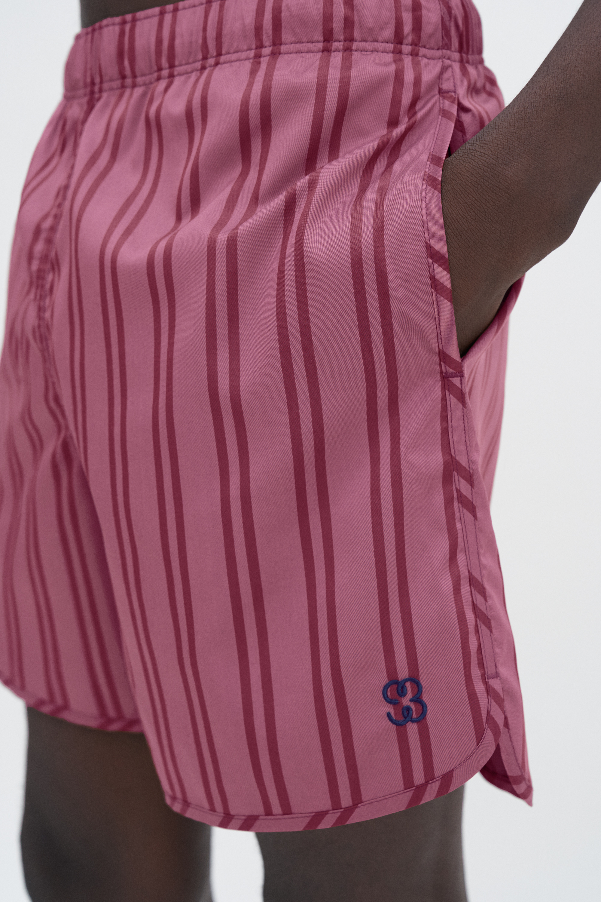 Filippa K Long Striped Swim Shorts