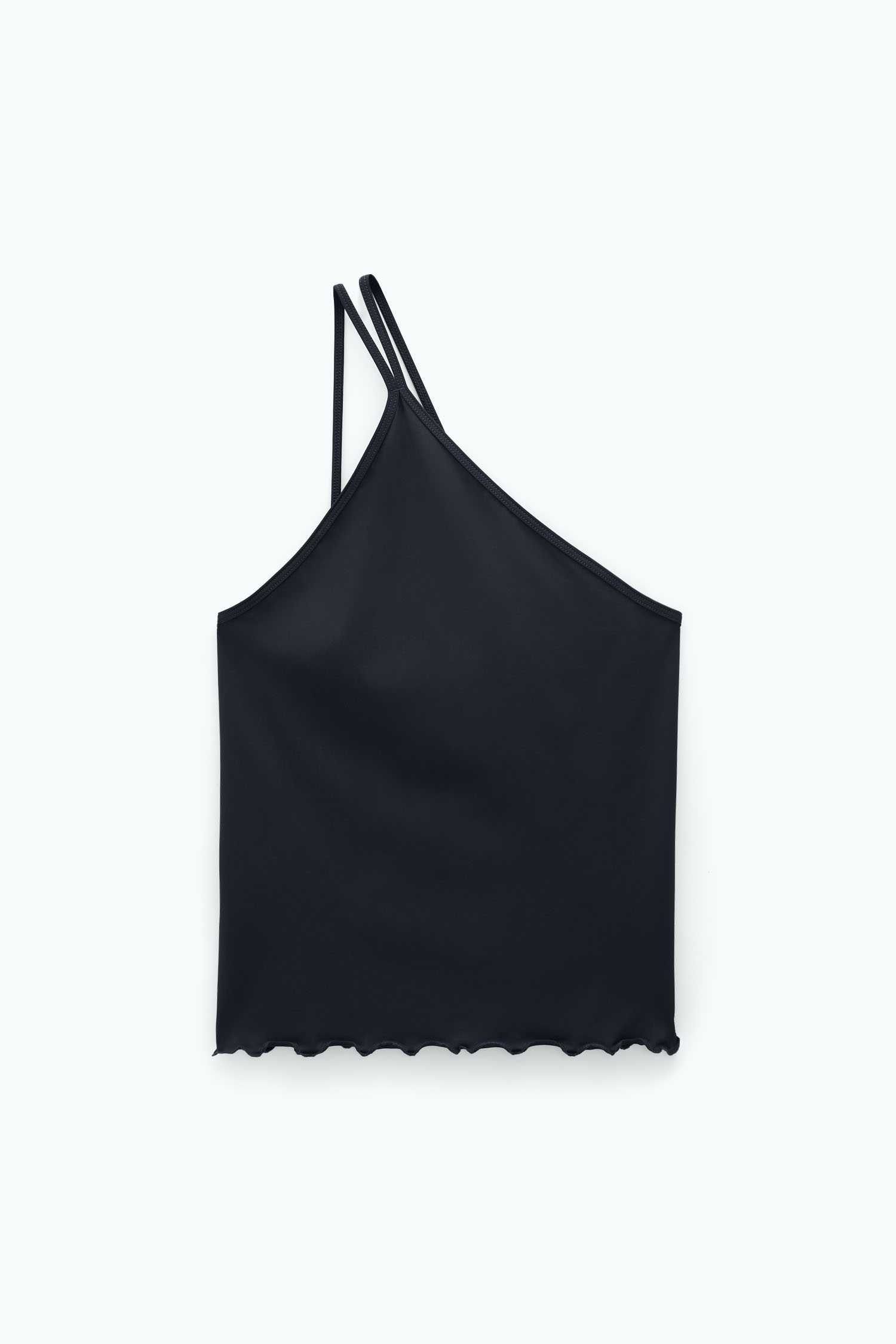 Shop Filippa K Asymmetric Sports Tank In Black