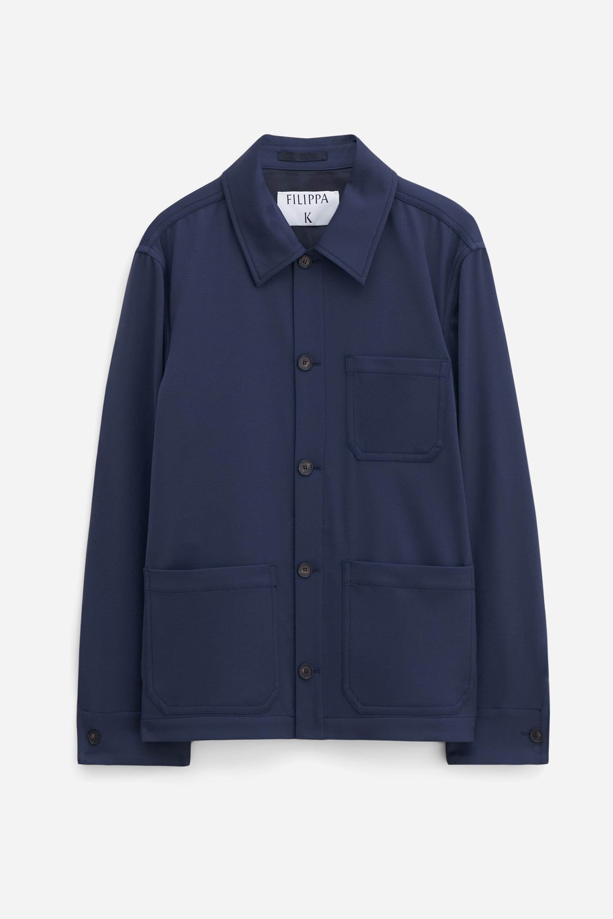 Filippa K Work Jacket In Blue