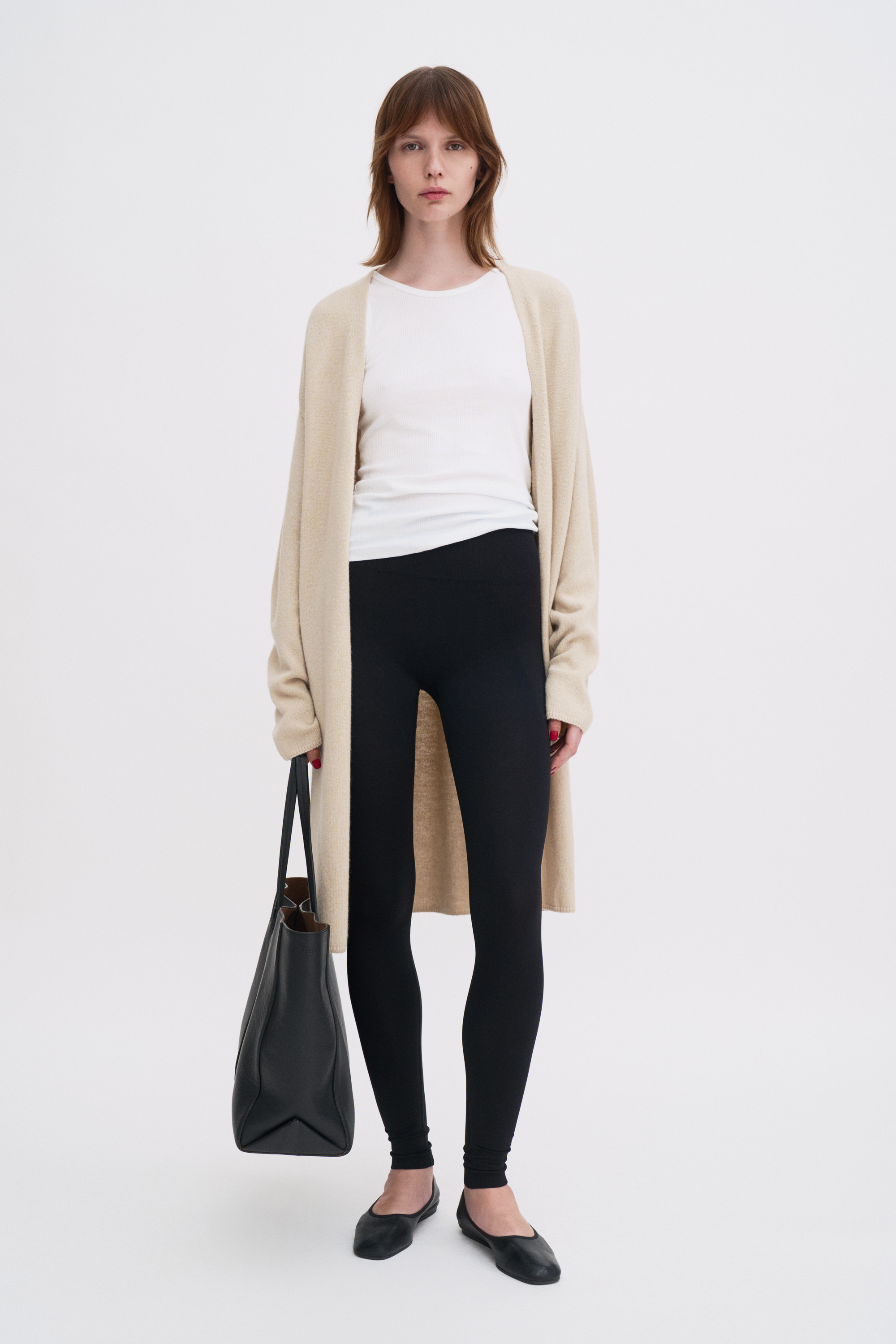 Filippa K Wool Cashmere Long Cardigan In Neutral
