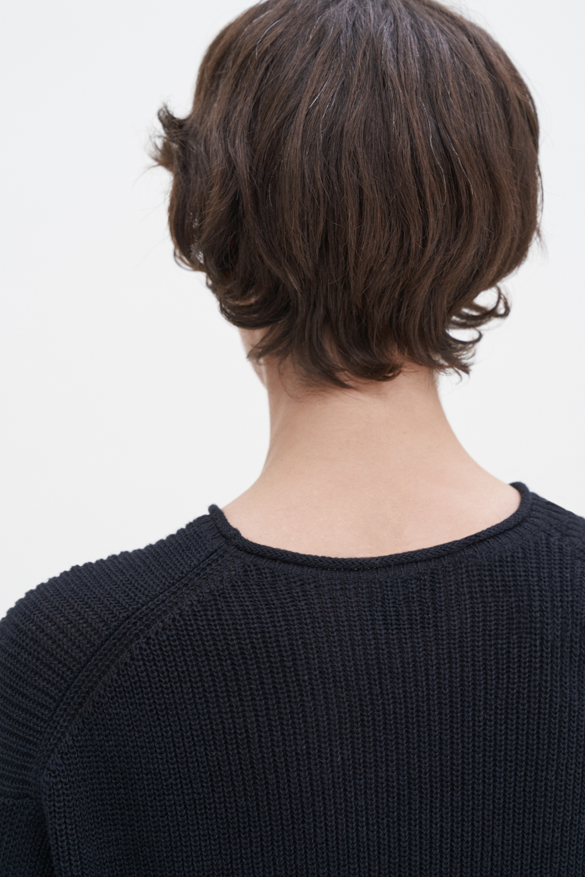 Filippa K Relaxed Linen Sweater In Black