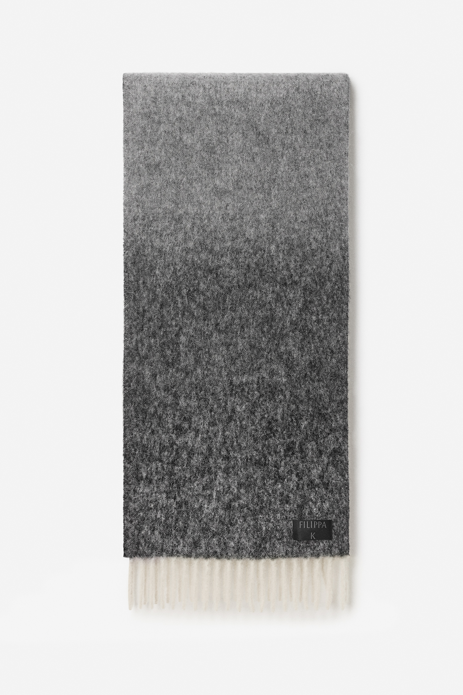 Filippa K Degradé Alpaca Mohair Scarf In Blue