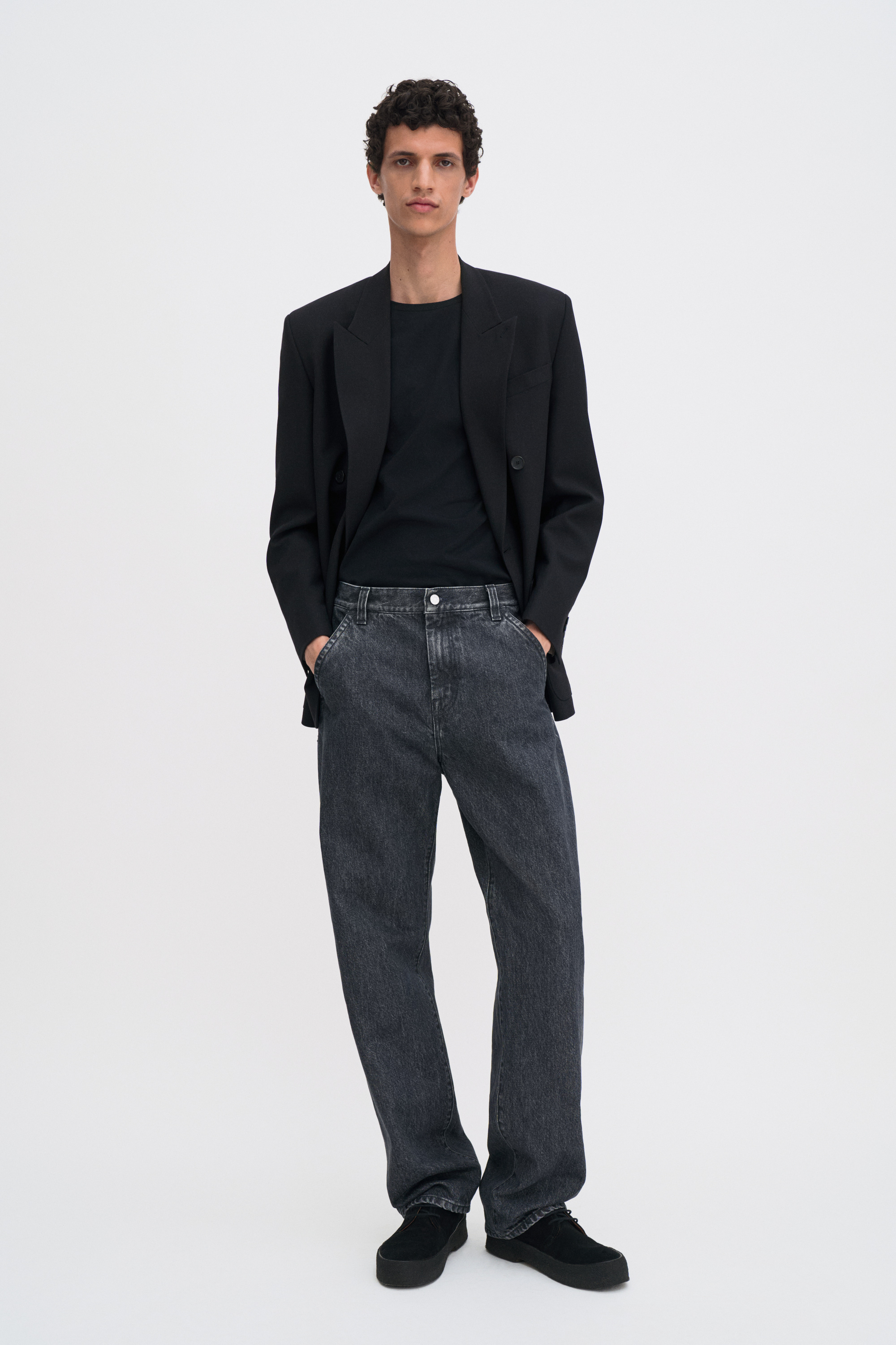 Filippa K Lightweight Cotton Tee In Black