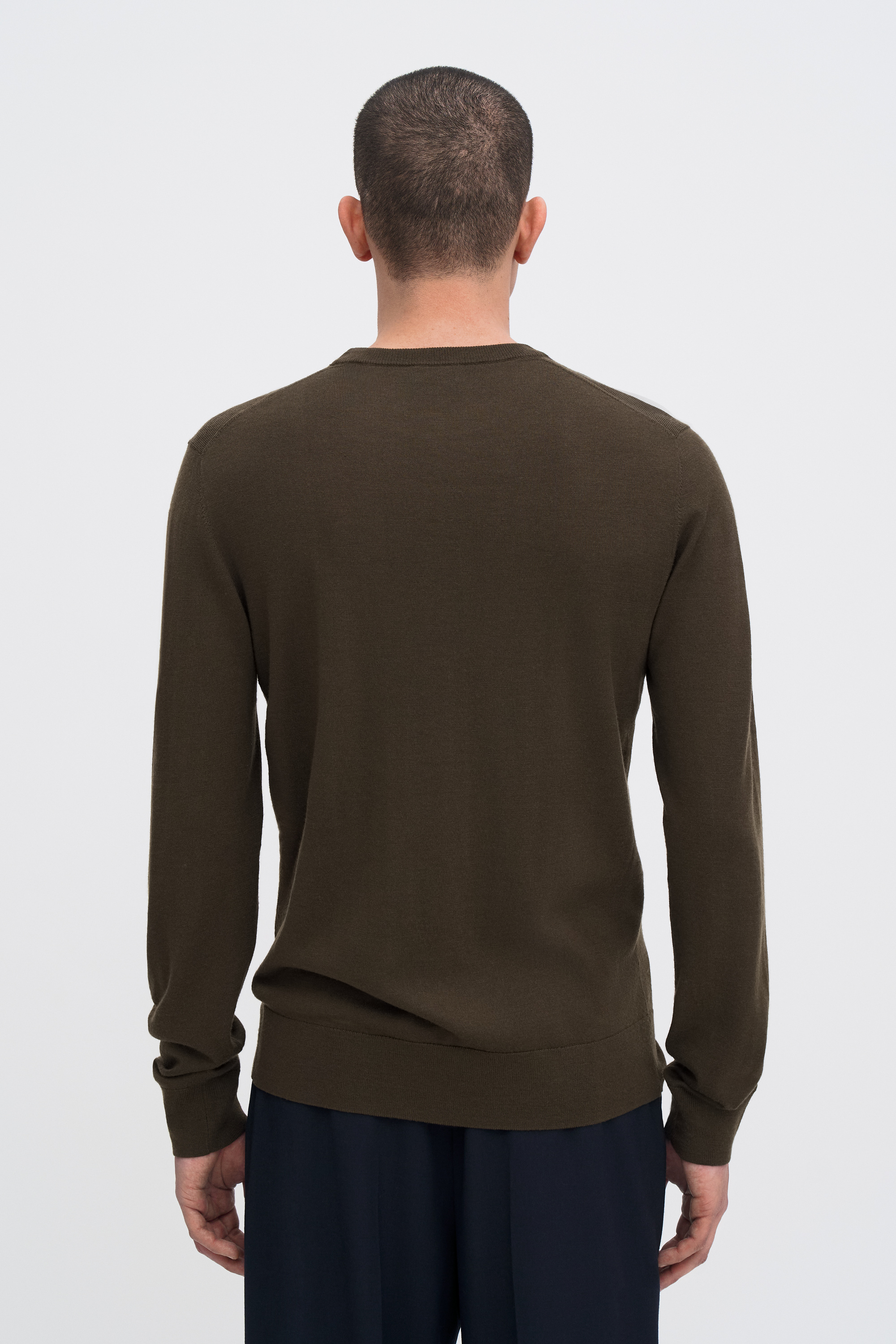Filippa K Merino Sweater In Green