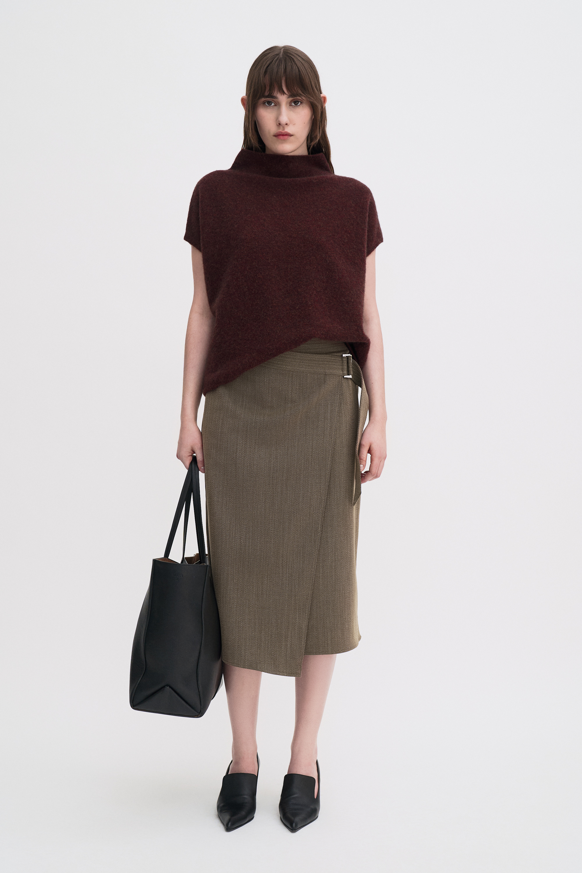 Filippa K Ximena Sweater In Burgundy