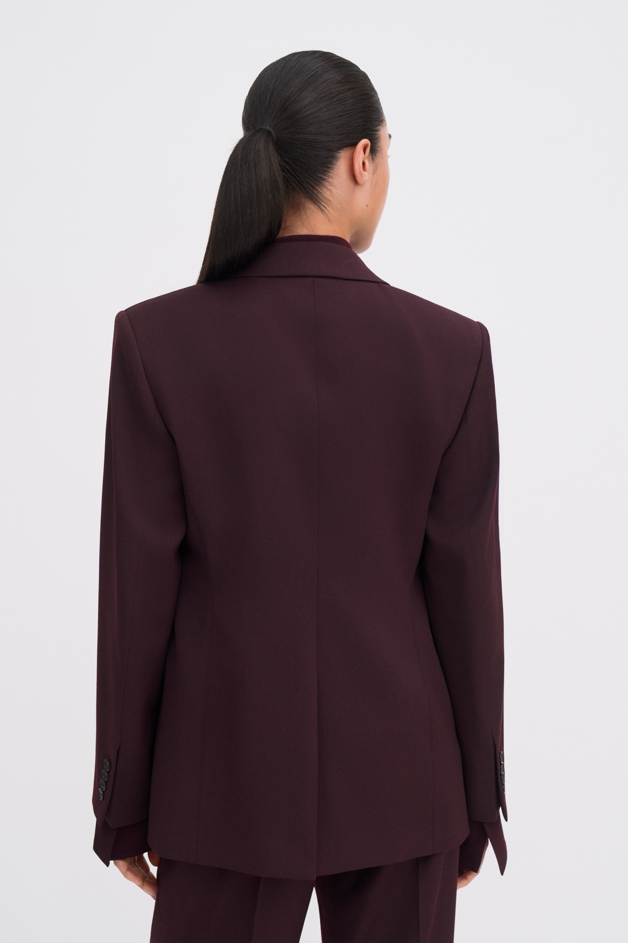 Filippa K Delilah Blazer In Burgundy