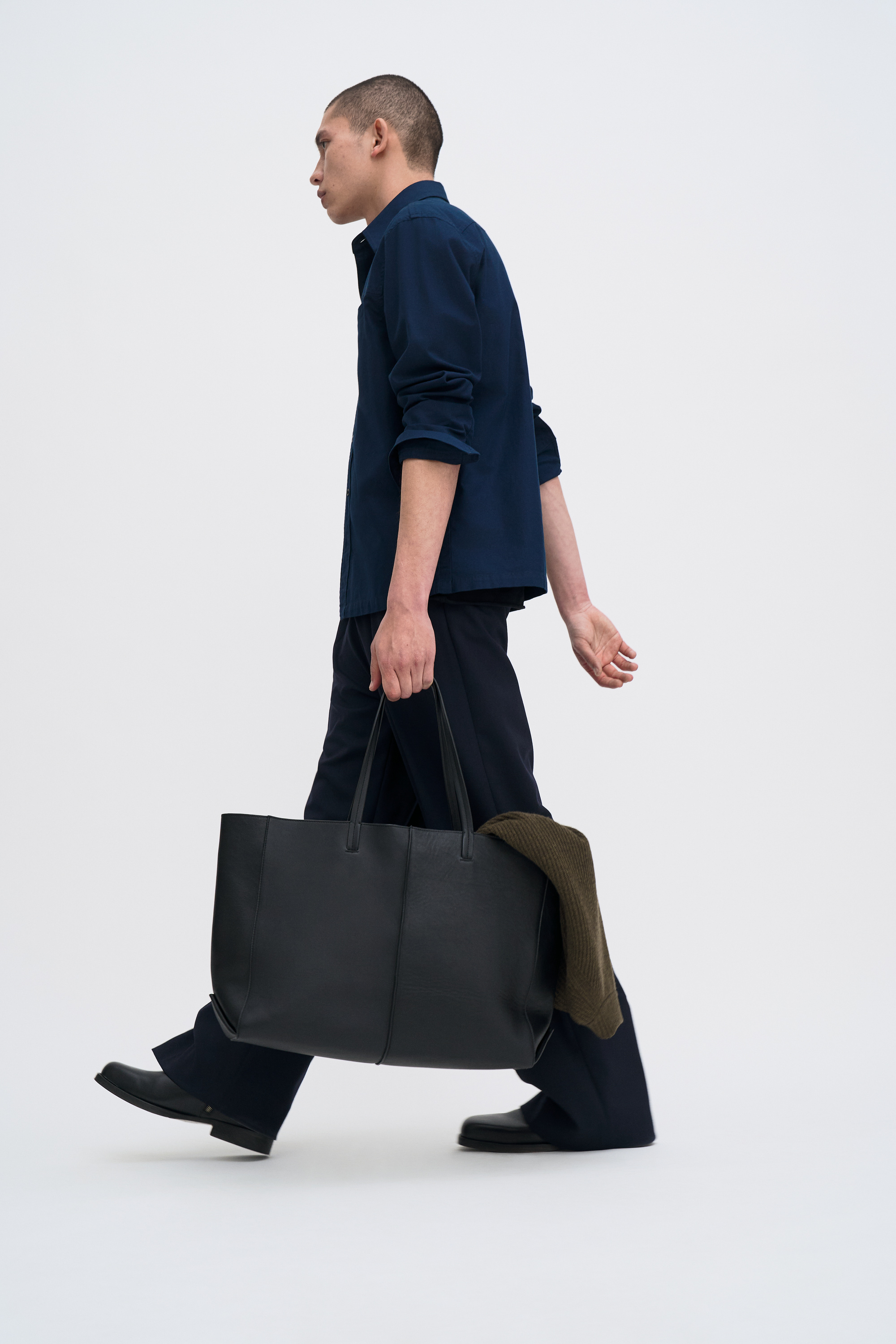 Filippa K Welt Pocket Shirt In Blue