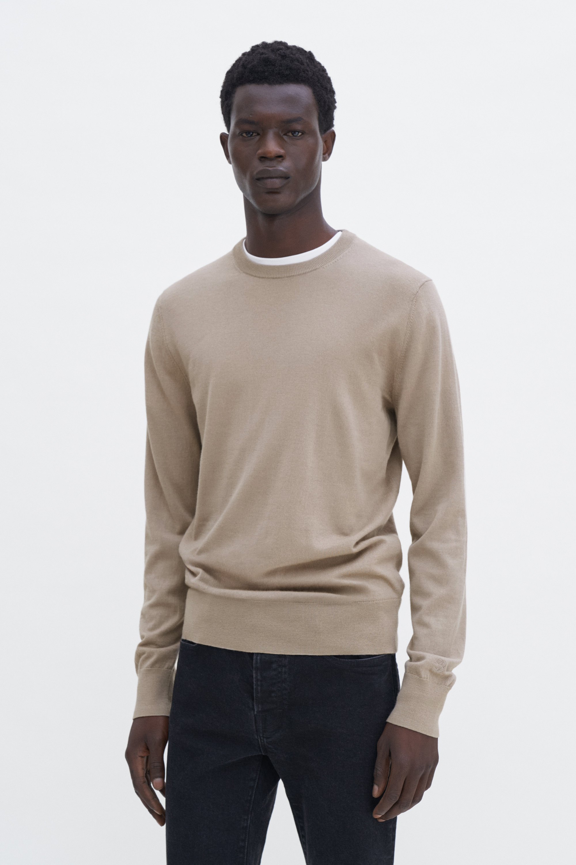 Filippa K Merino Sweater In Grey