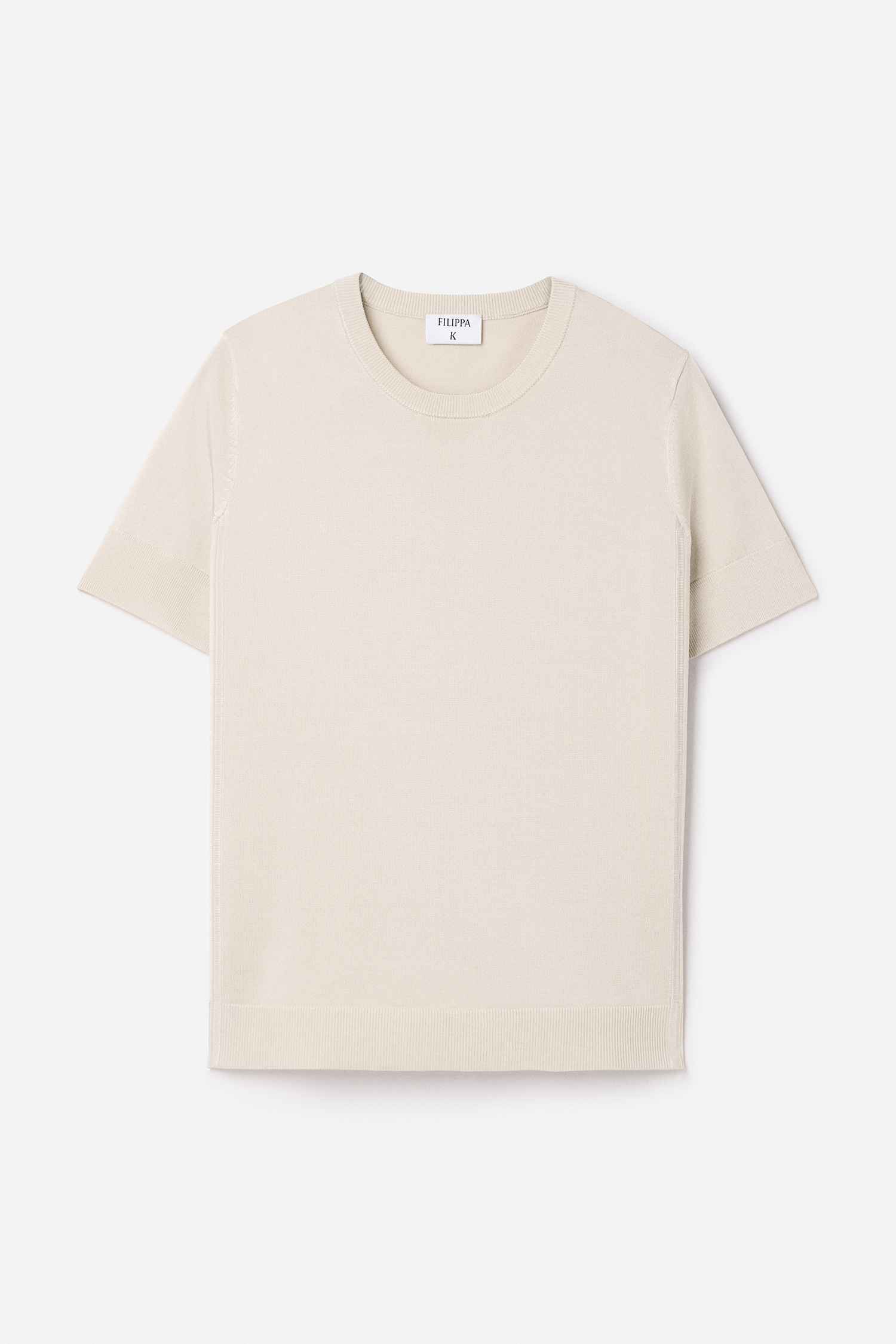 Filippa K Glossy Knit Top In Pink
