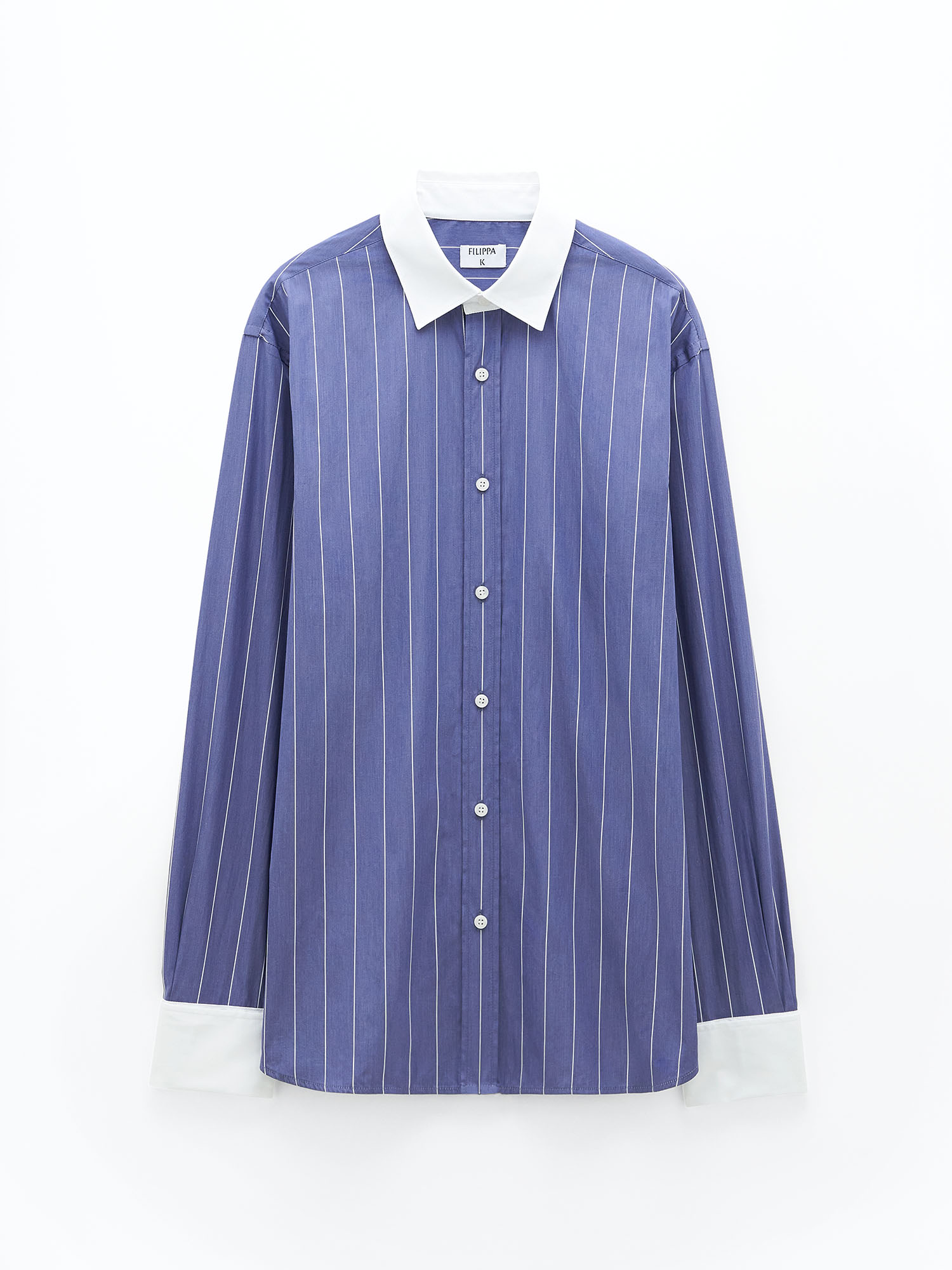 Shop Filippa K Striped Tuxedo Shirt In Stripes,prints