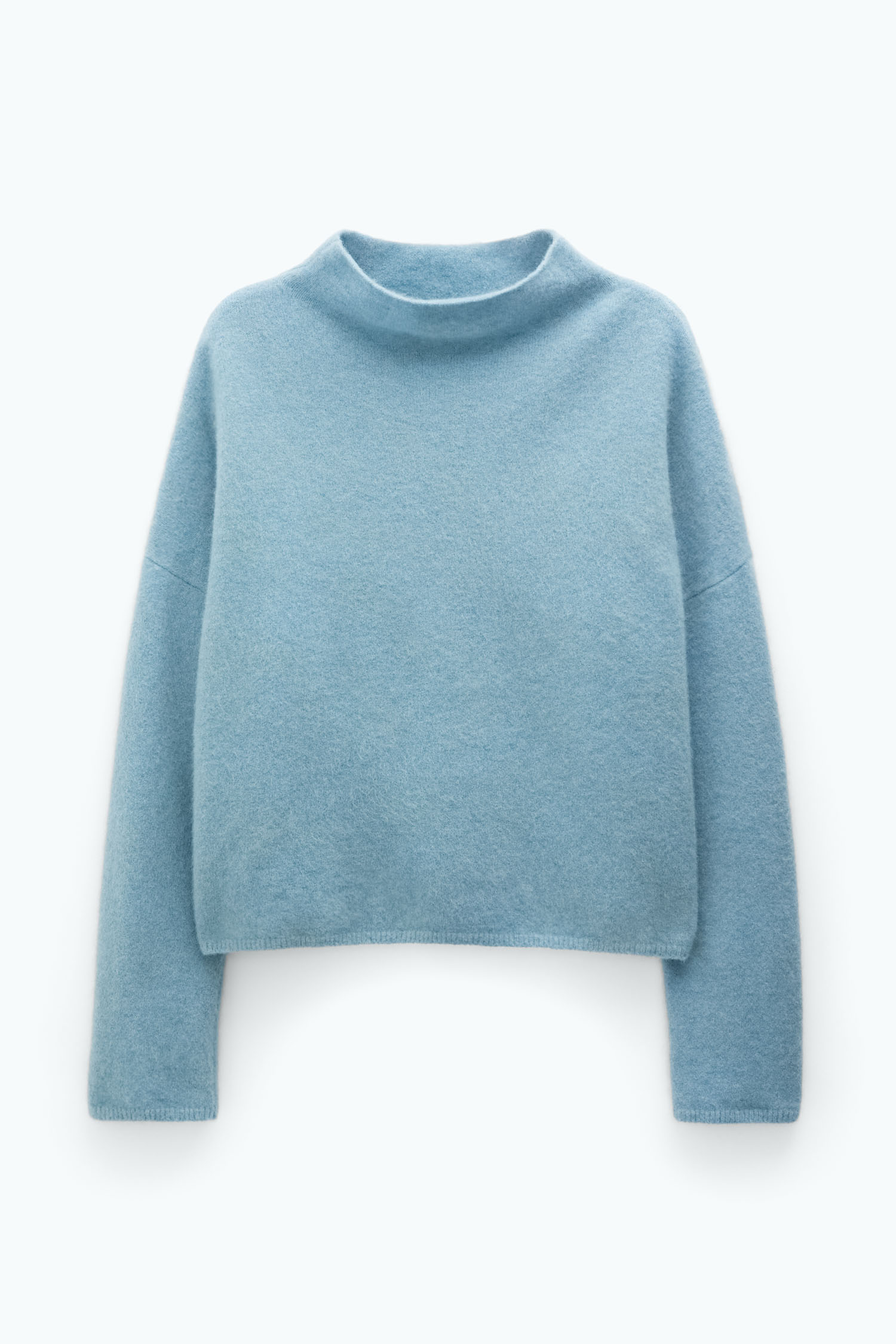 Shop Filippa K Mika Yak Funnelneck Sweater In Blue