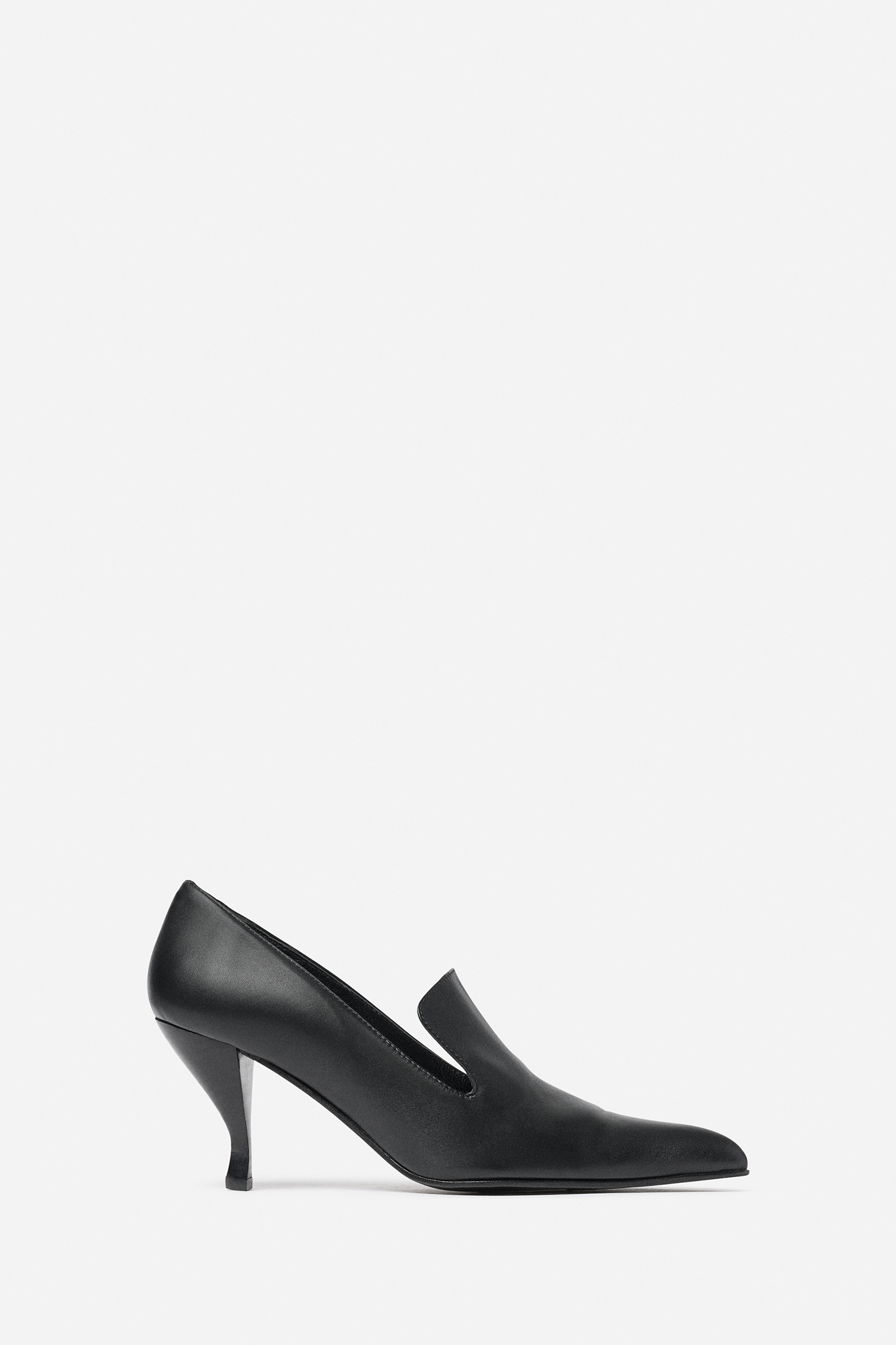 Filippa K Pointed Leather Pumps In Black