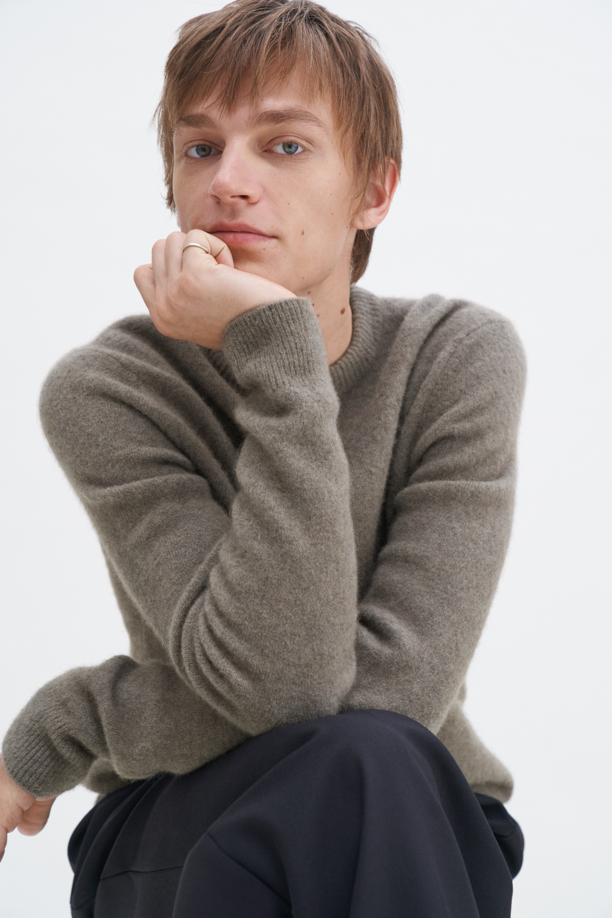 Filippa K Yak Sweater In Grey