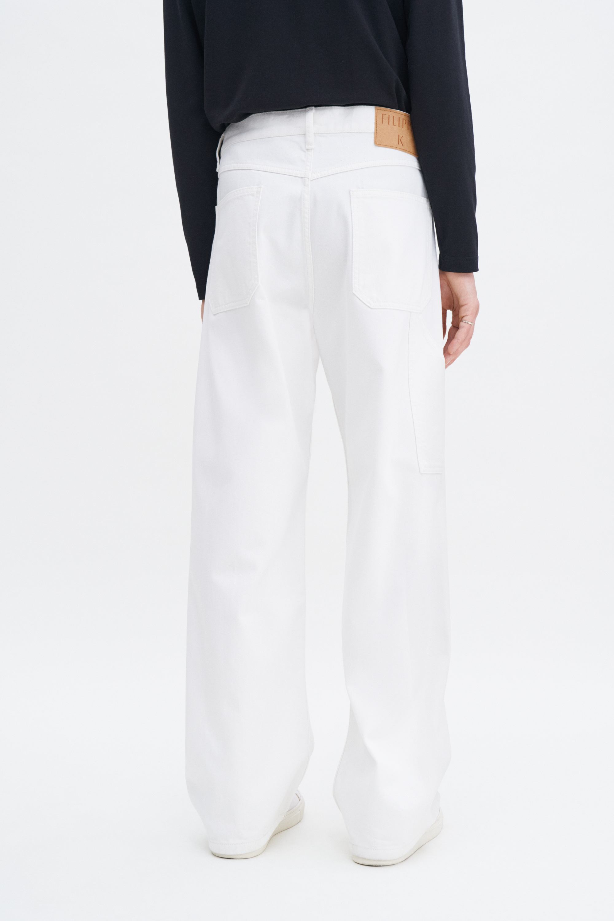 Filippa K Straight-leg Tailored Trousers In White
