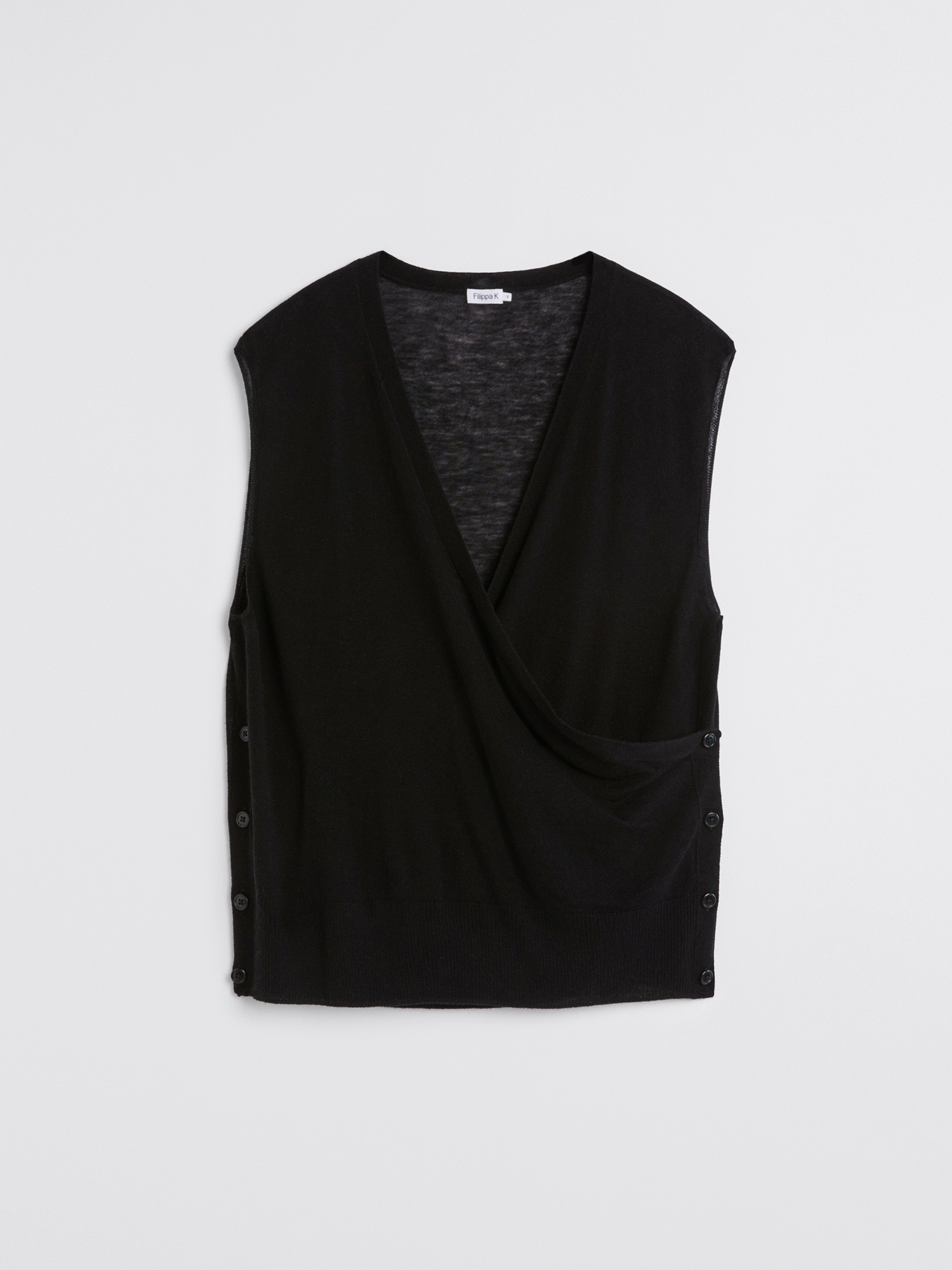 Shop Filippa K Gisele Vest In Black
