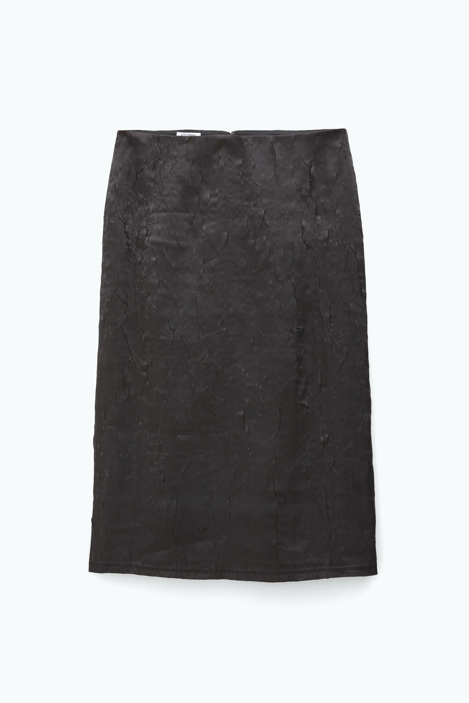 Shop Filippa K Crinkled Pencil Skirt In Black