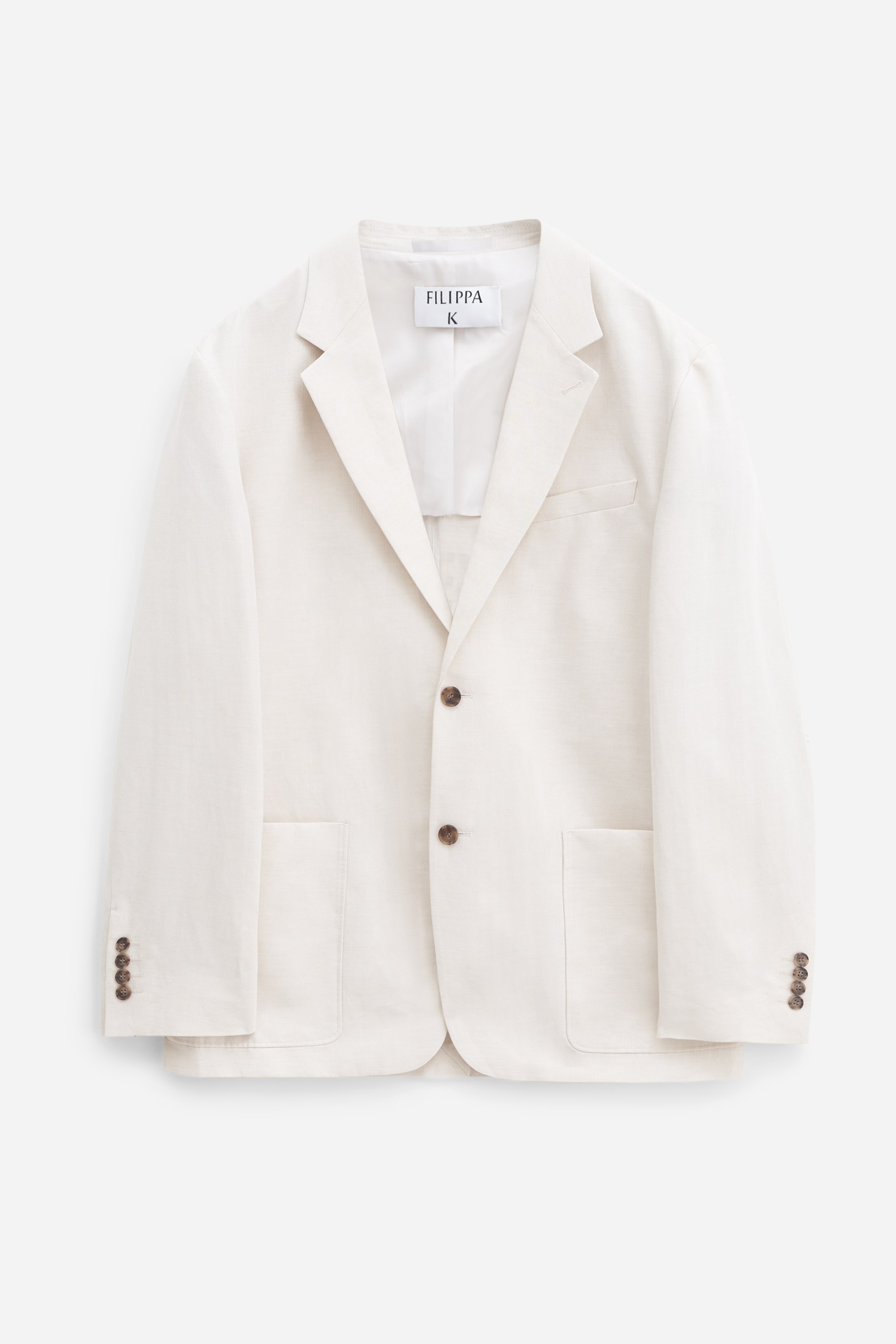 Filippa K Patch Pocket Blazer In White