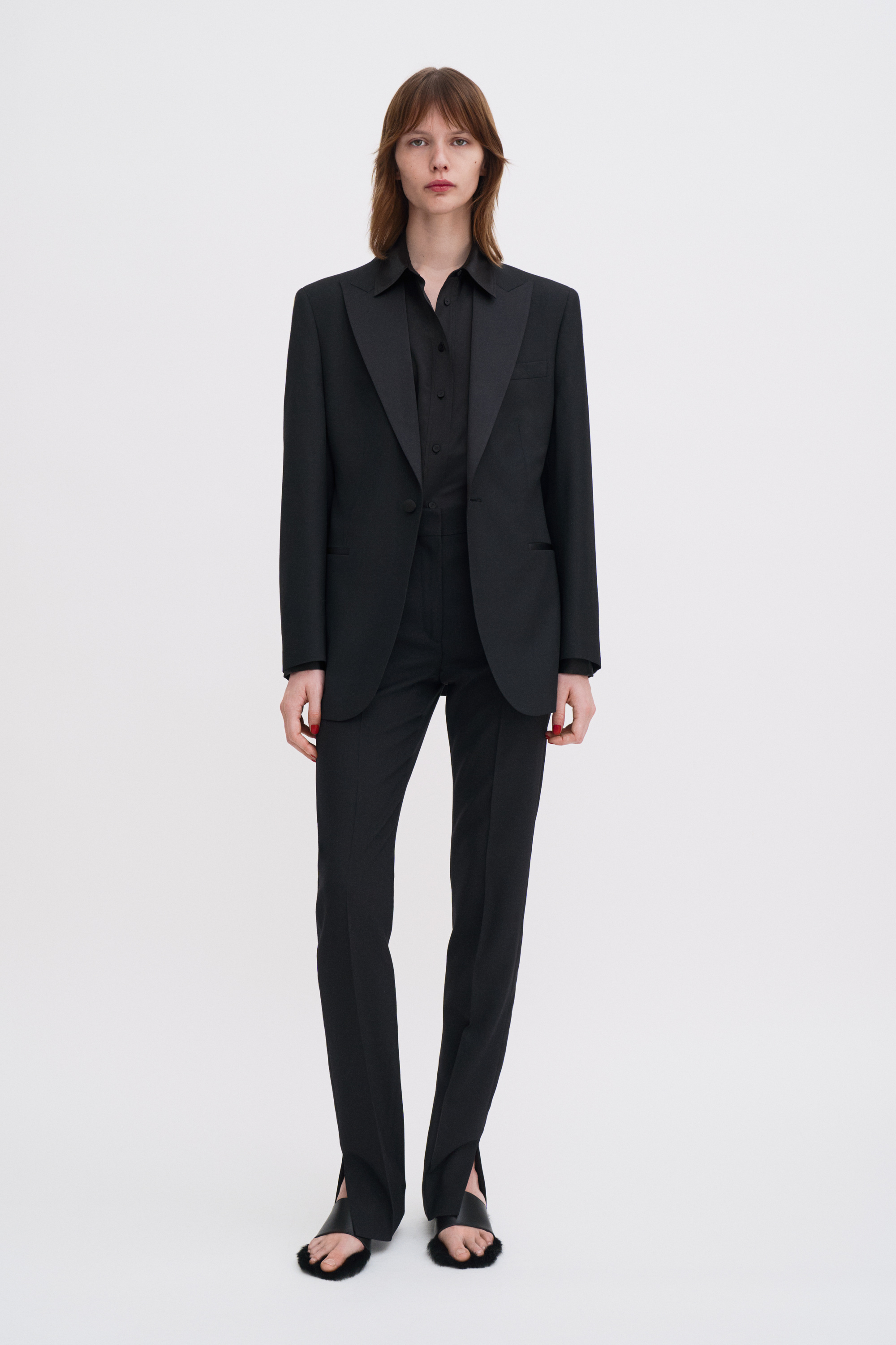 Filippa K Hourglass Tuxedo Blazer In Black