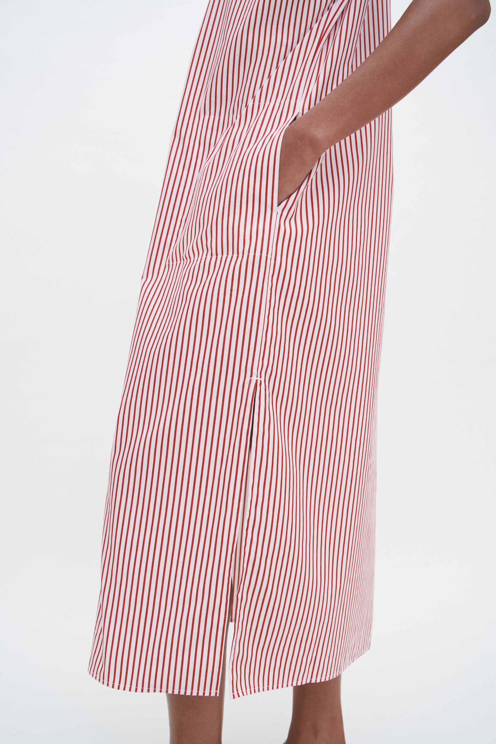 Filippa K Cotton Poplin Shirt Dress In White
