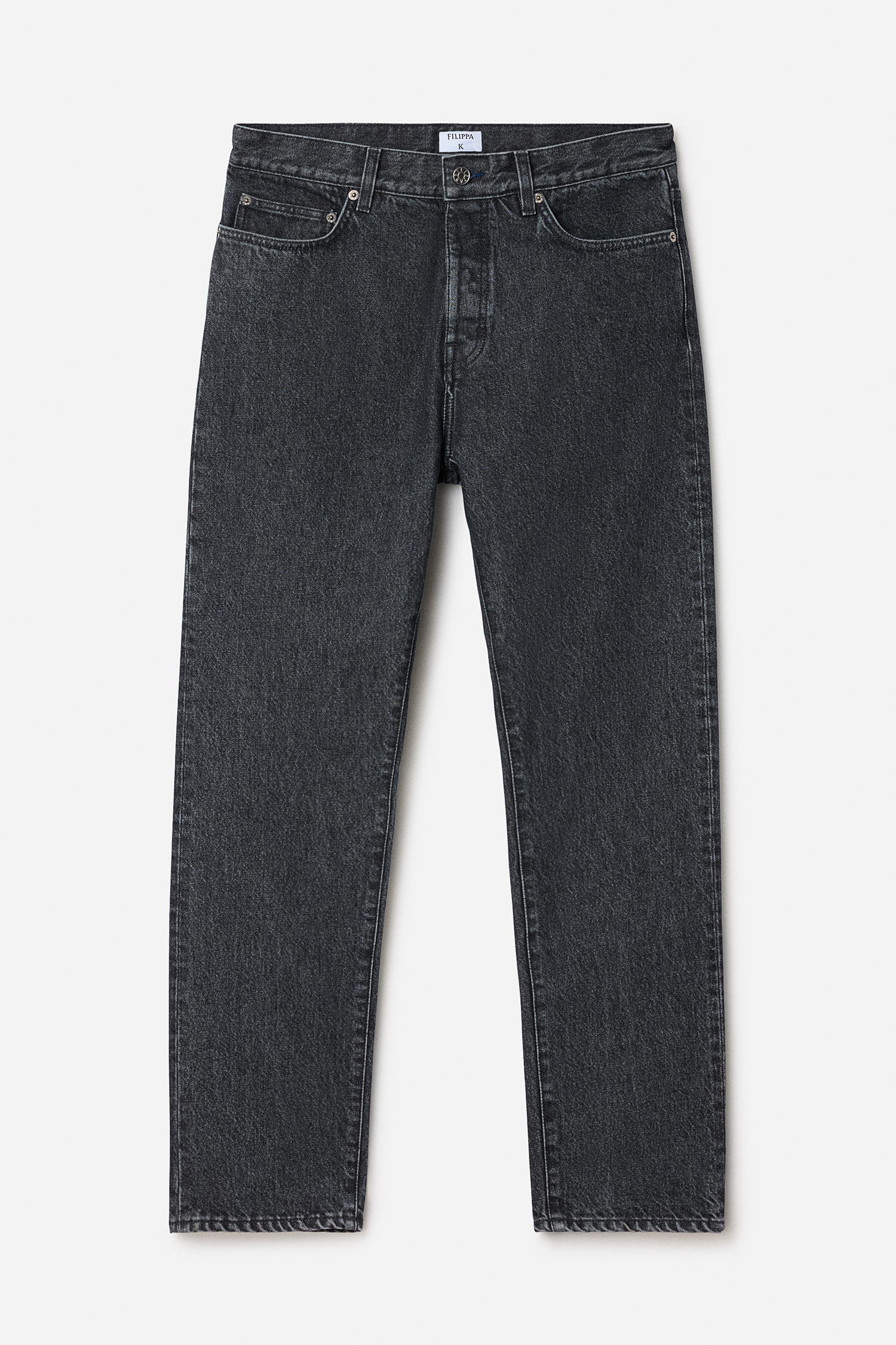 Filippa K Tapered Cropped Jeans In Black
