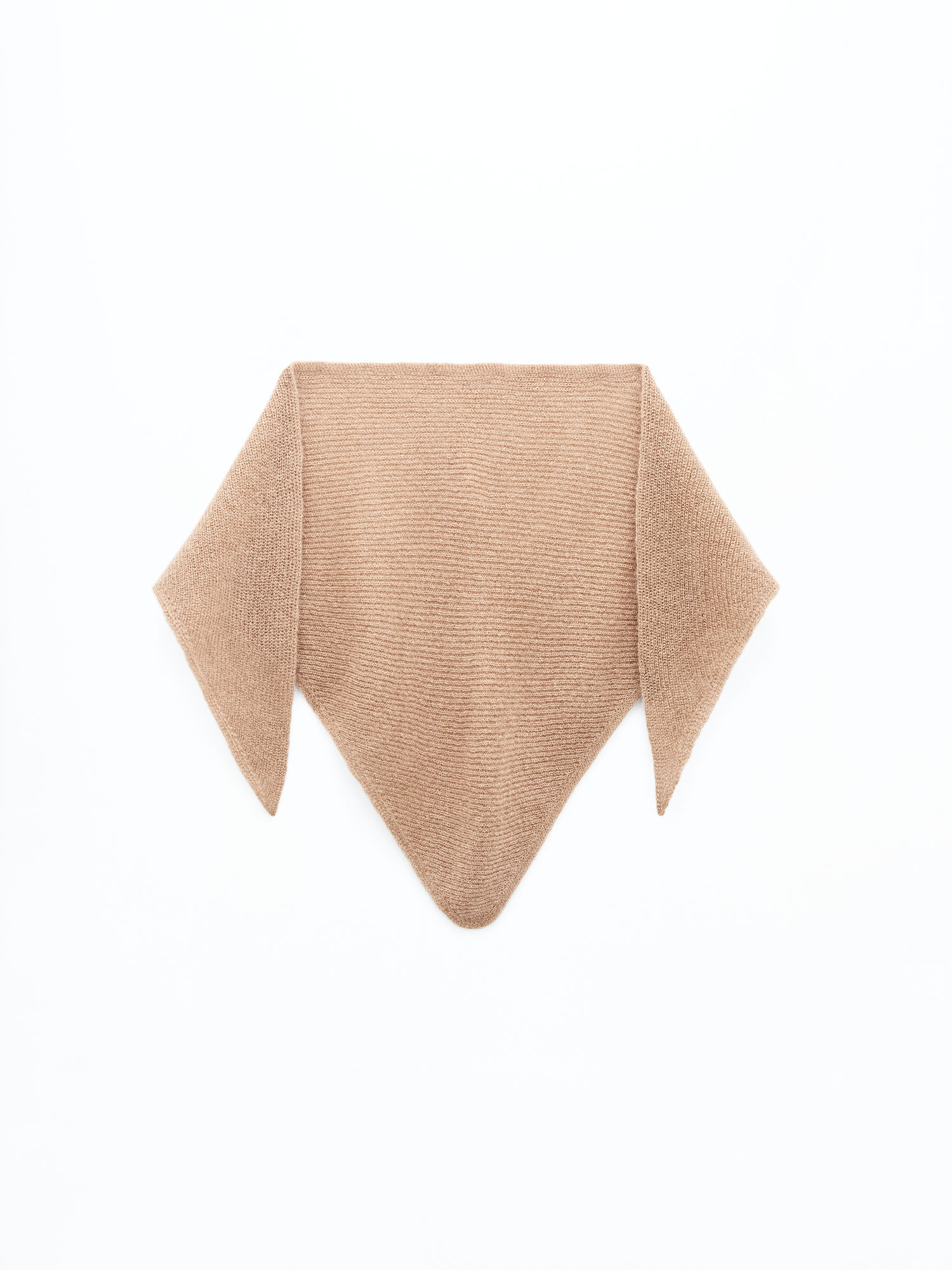 Filippa K Mohair Triangle Scarf In Brown
