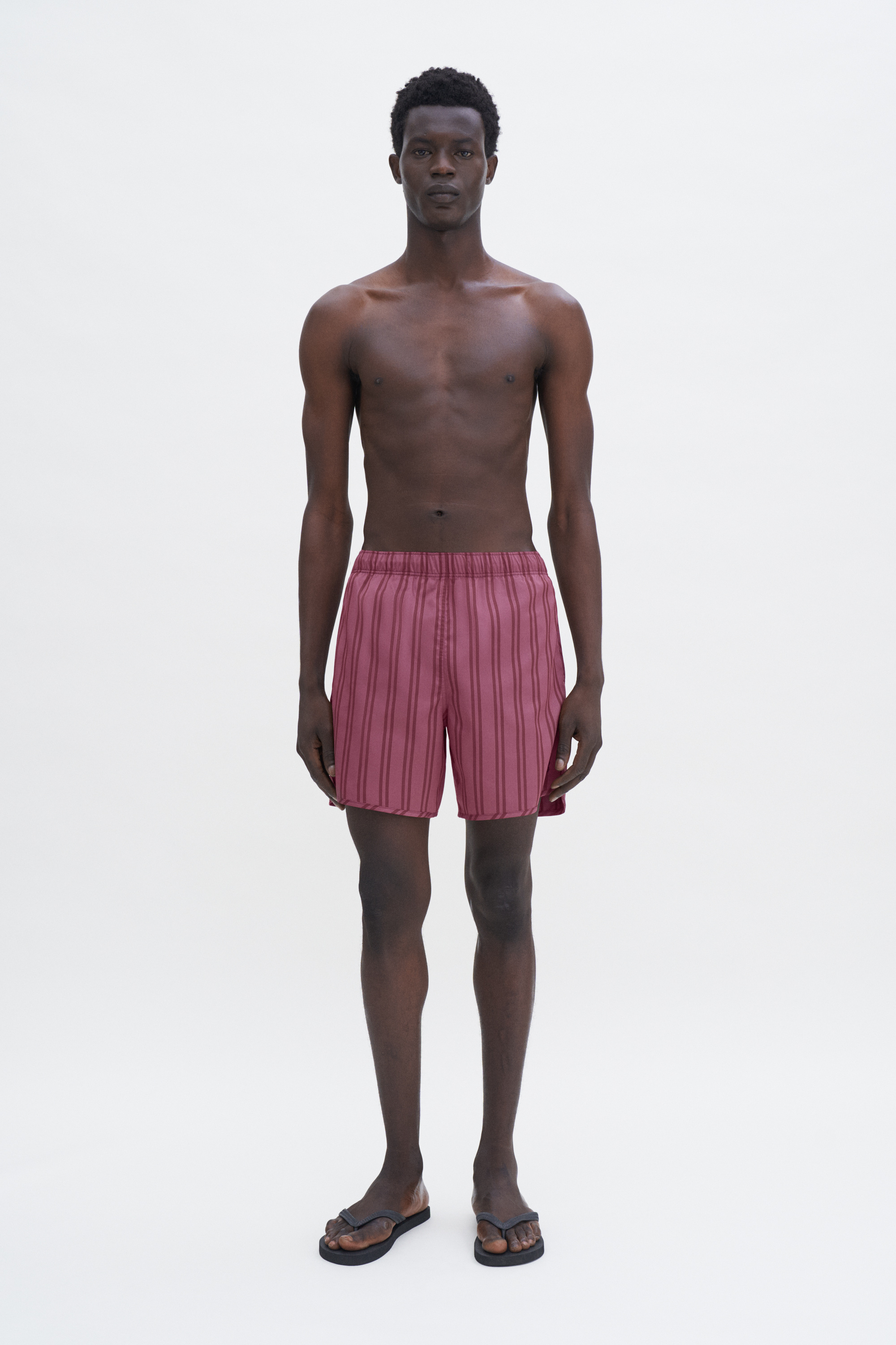 Filippa K Long Striped Swim Shorts