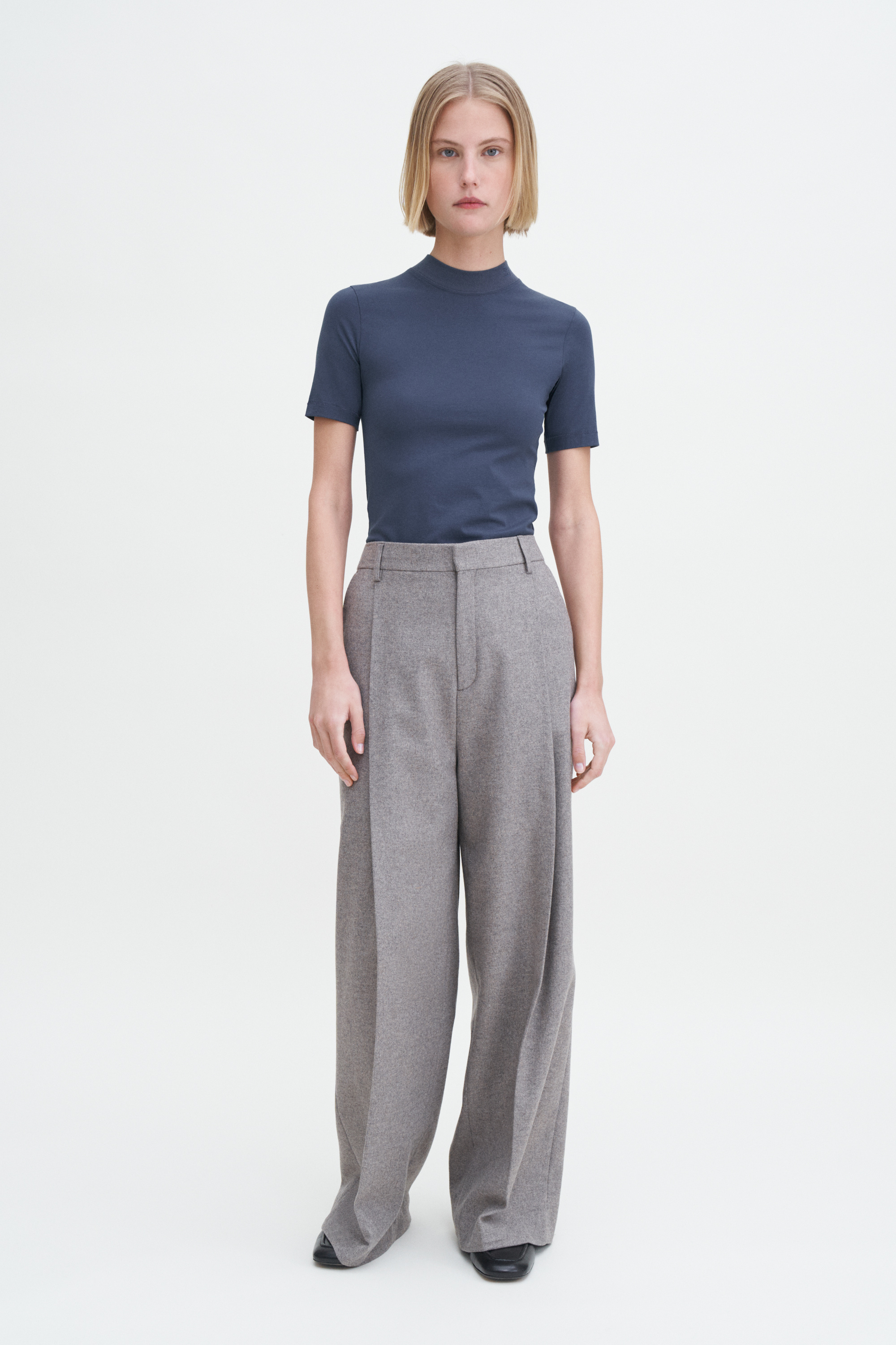 Shop Filippa K Mock Neck Tee
