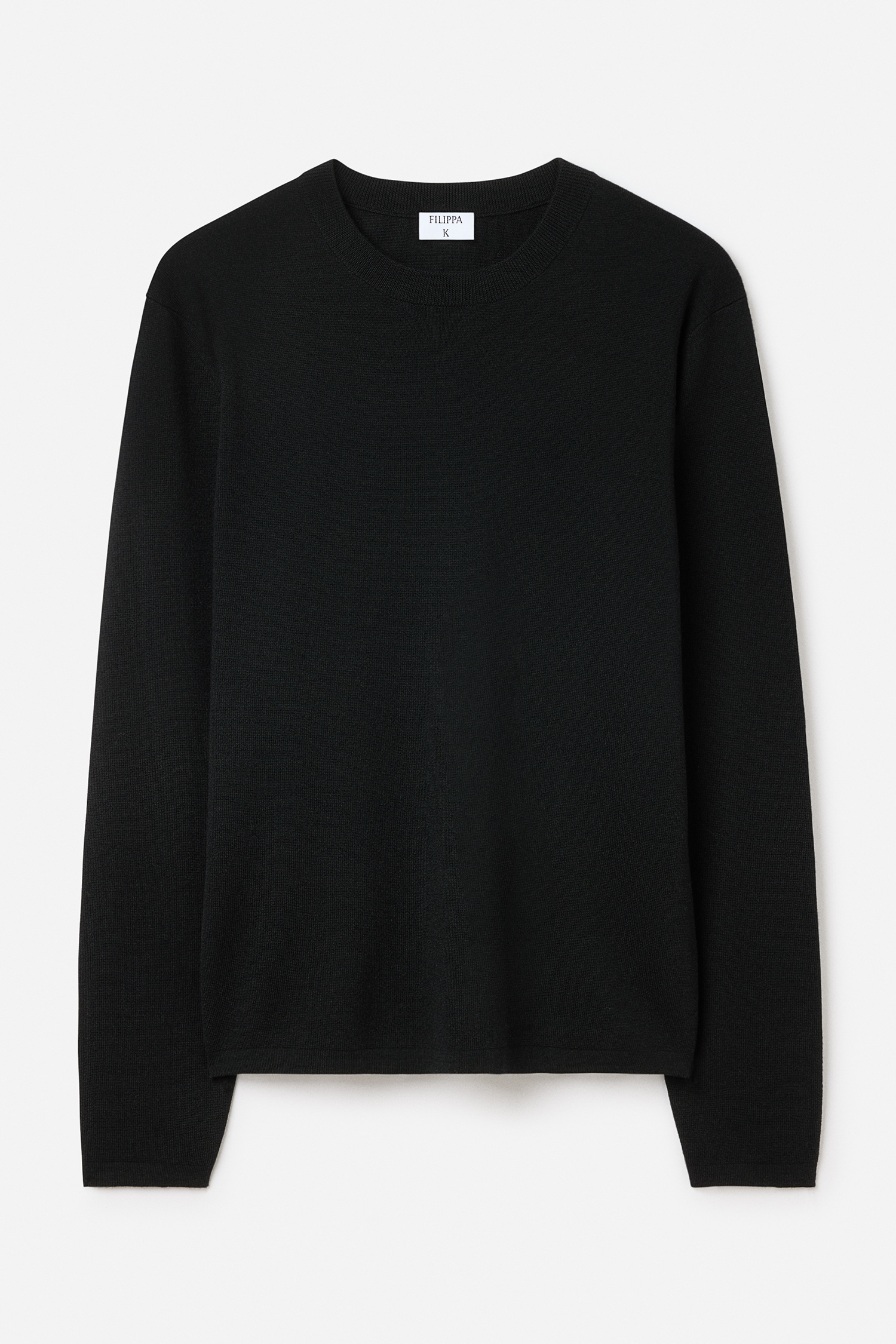 Filippa K Wool Milano Knit Sweater In Black