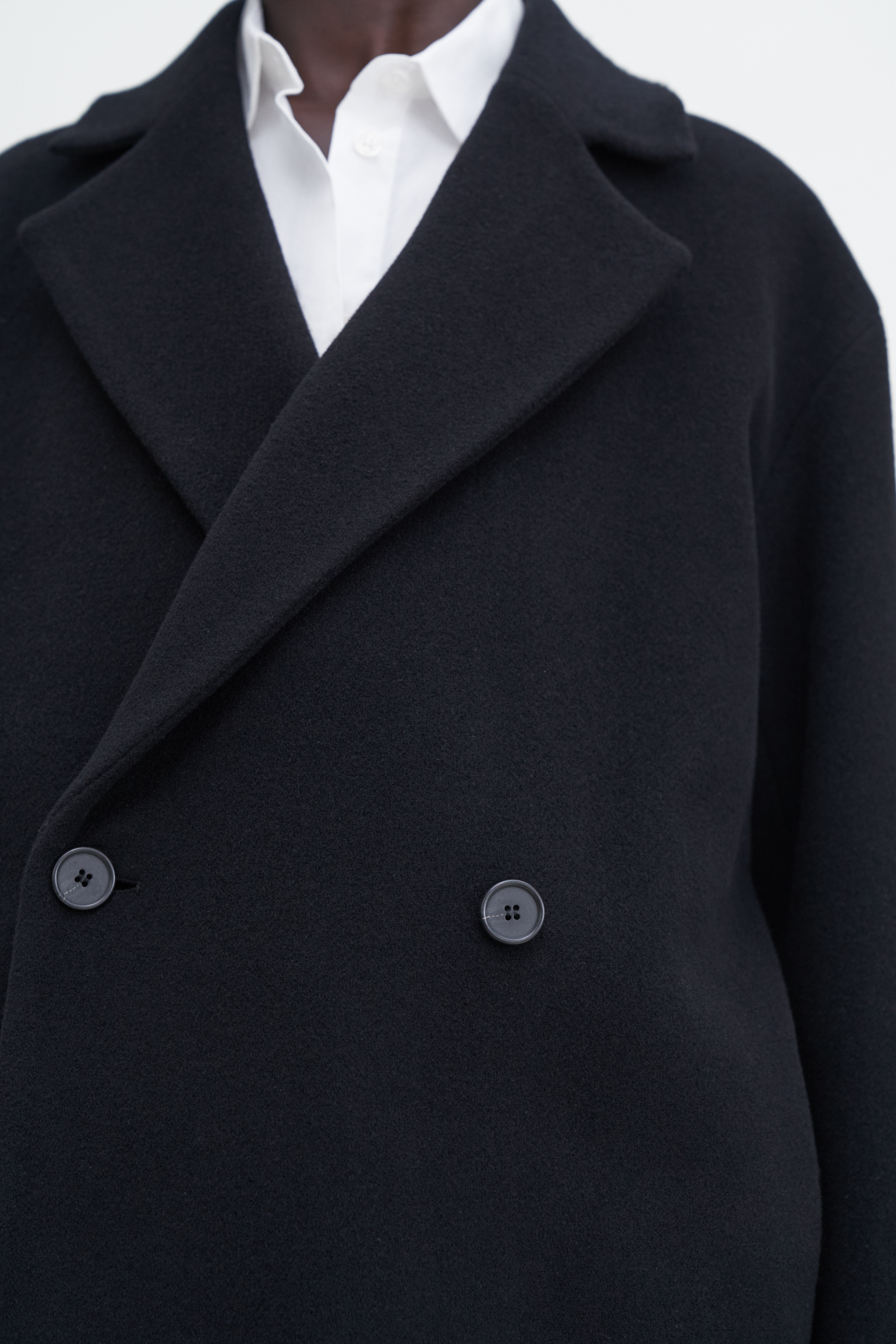 Filippa K Soft Wool Belted Coat In Black