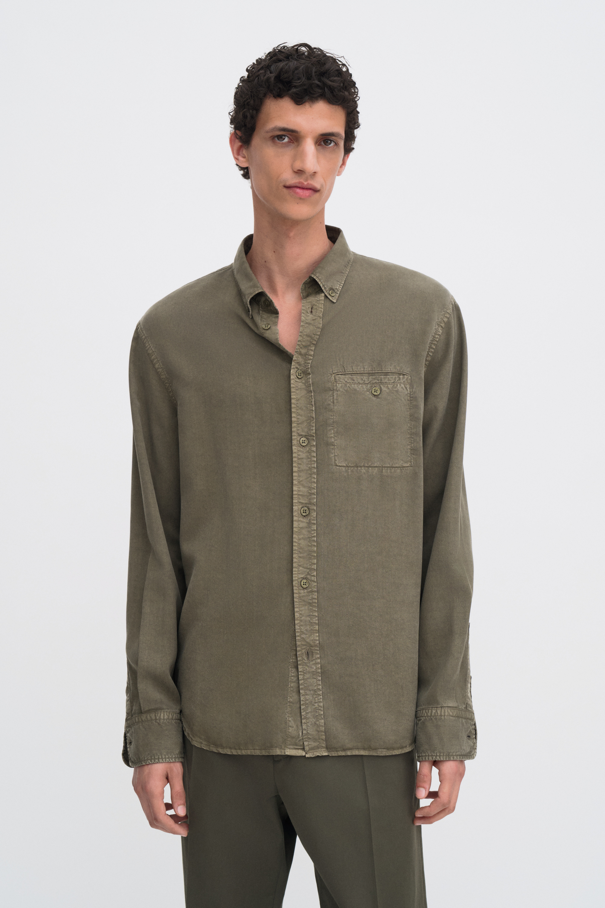 Filippa K Zachary Shirt In Green