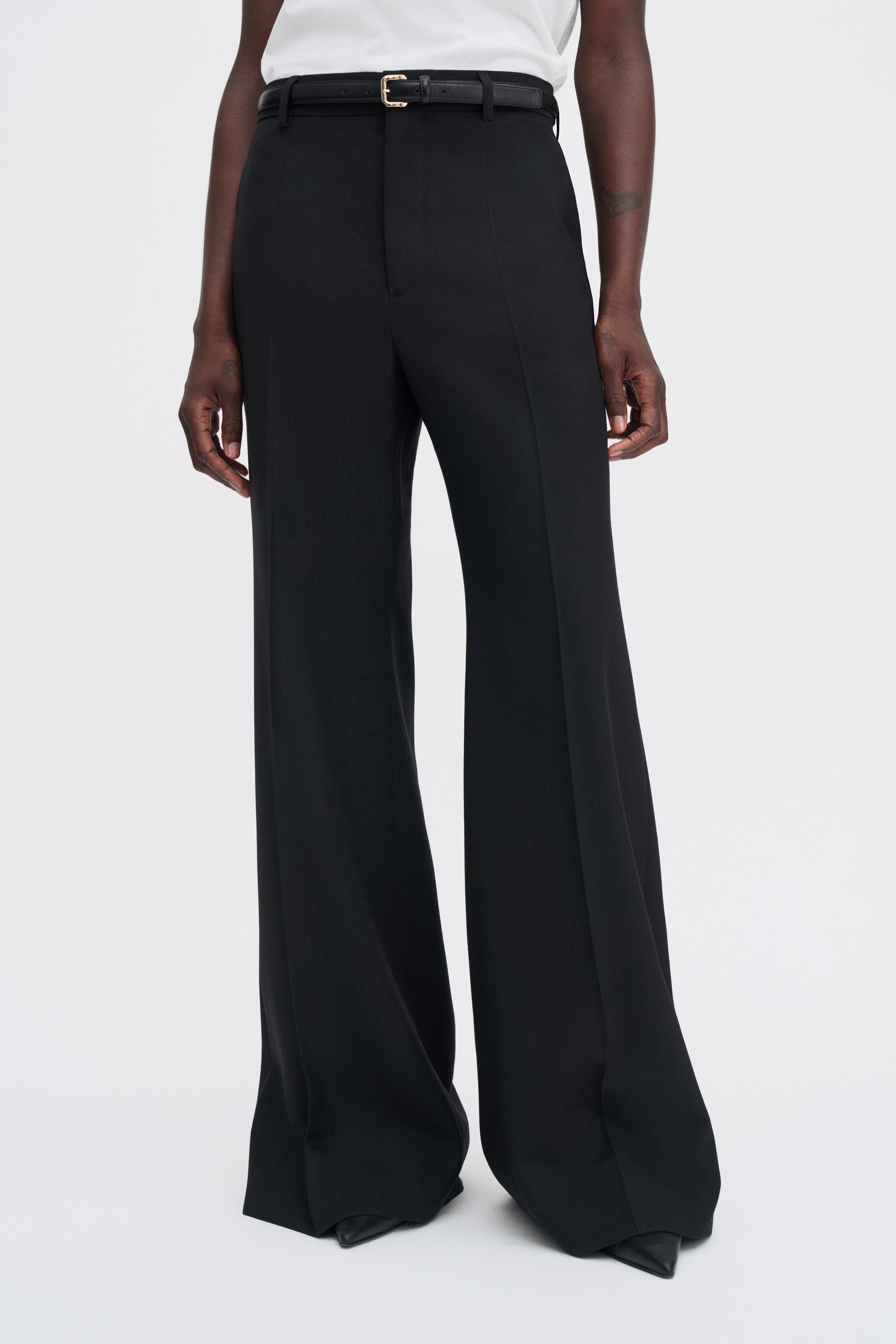 Filippa K Dionne Flare Trousers In Black