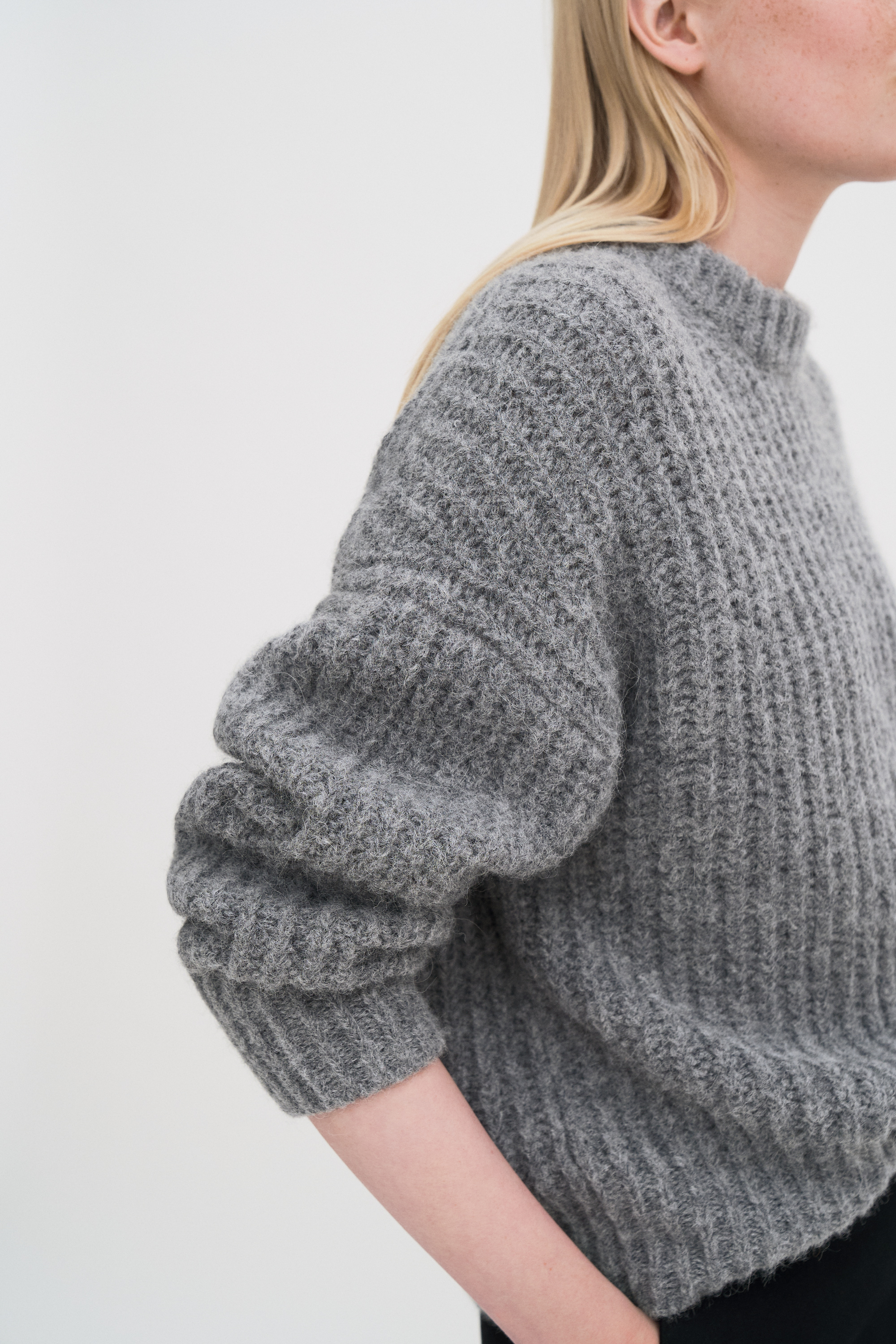 Filippa K Soft Alpaca Sweater In Brown