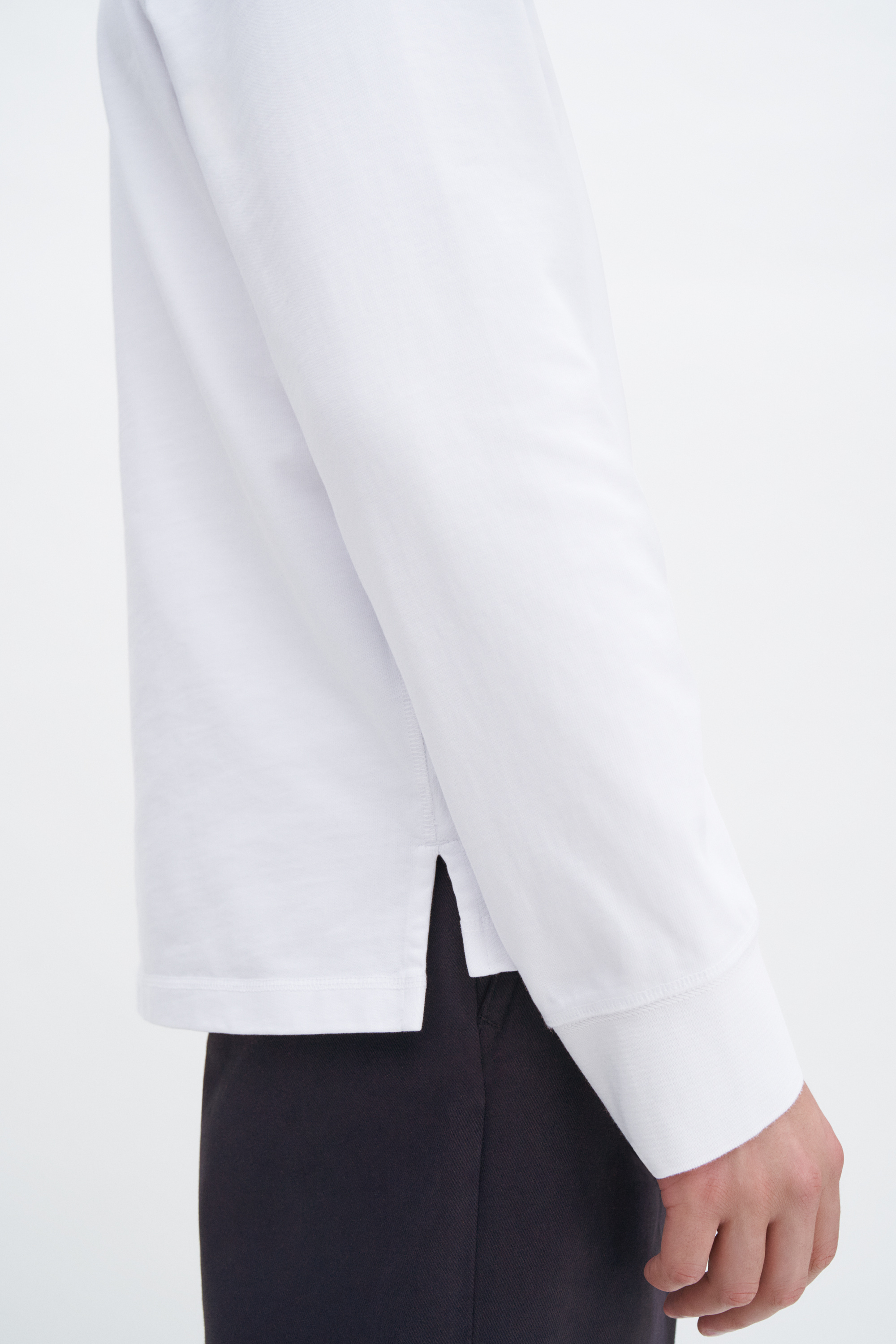 Filippa K Heavy Cotton Henley In White