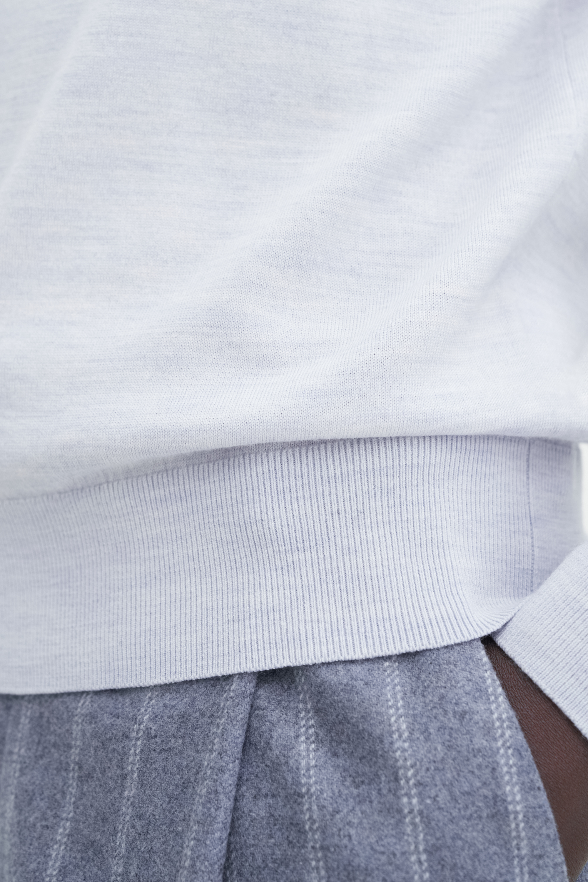 Shop Filippa K Merino R-neck Sweater In Blue