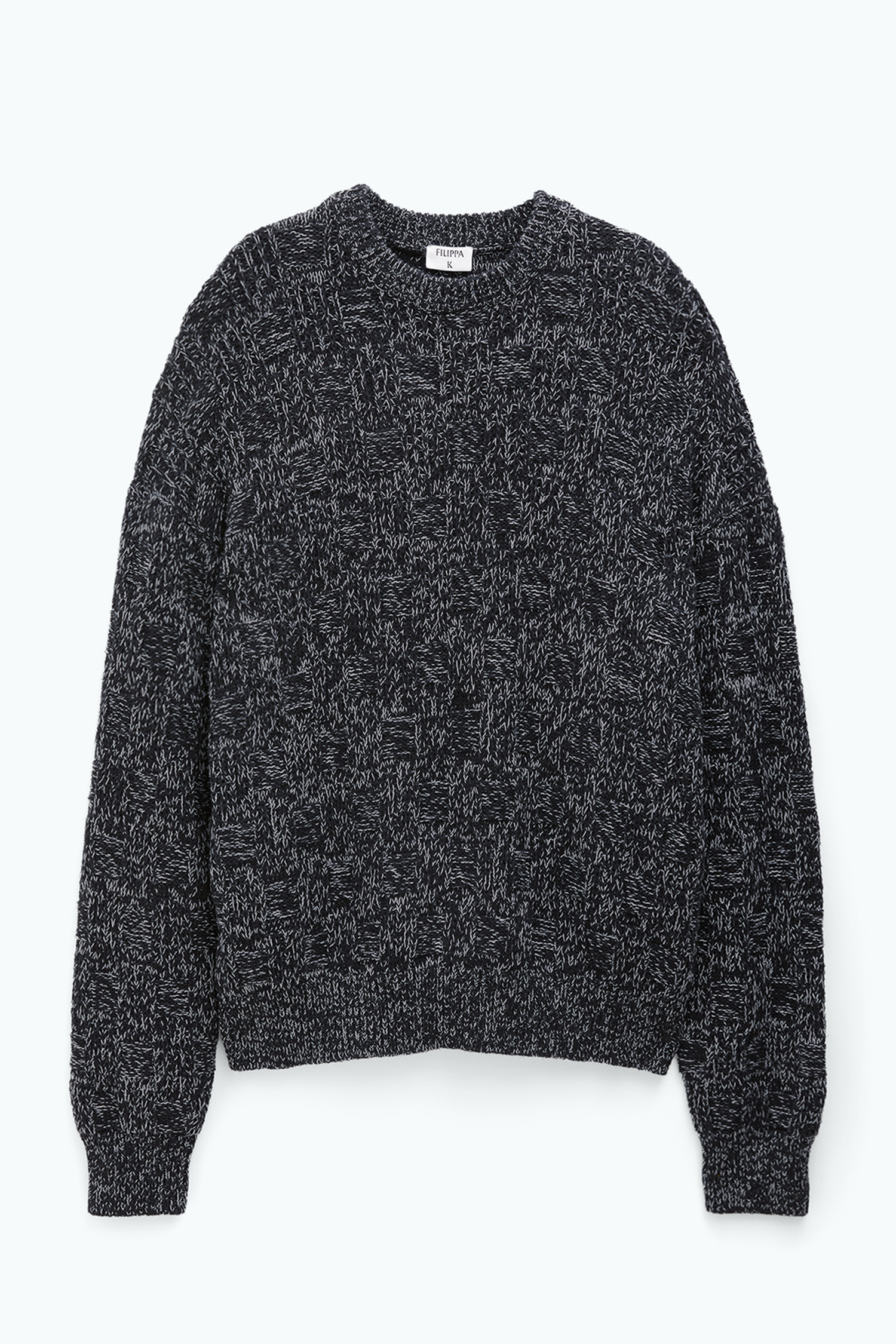 Shop Filippa K Square Knit Sweater In Black