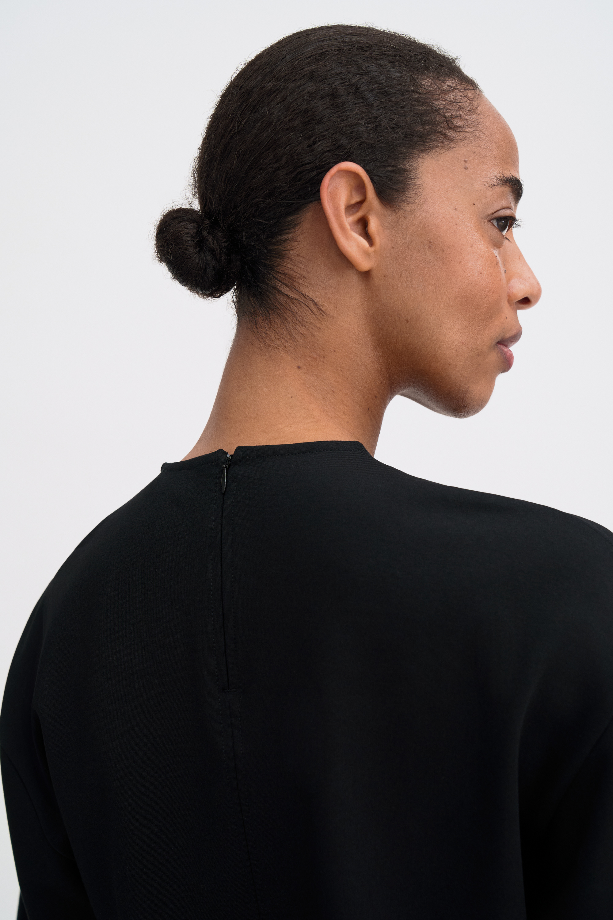 Filippa K Heavy Jersey Oversized Top In Black