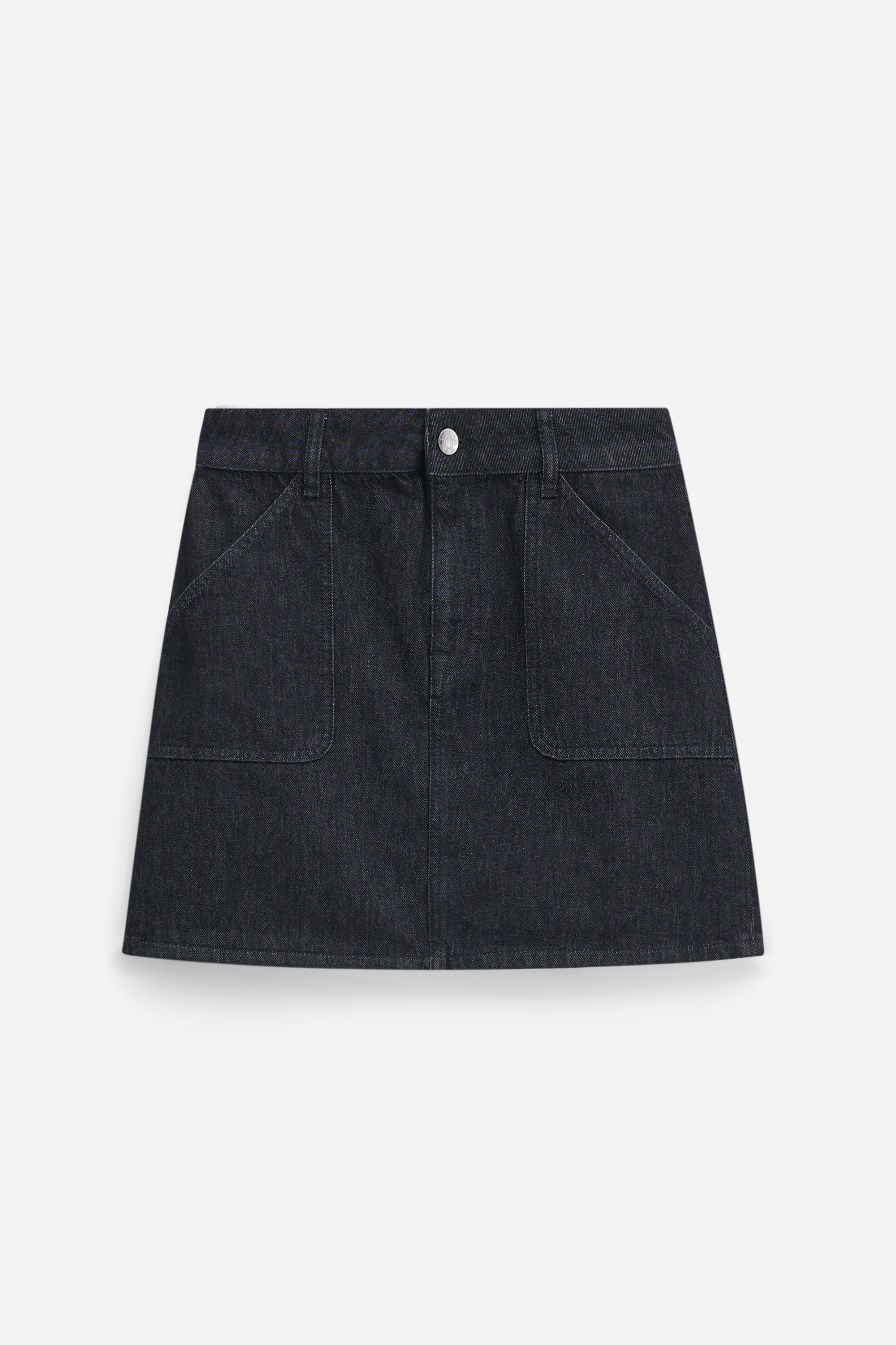 Filippa K Patch Pocket Mini Skirt In Black