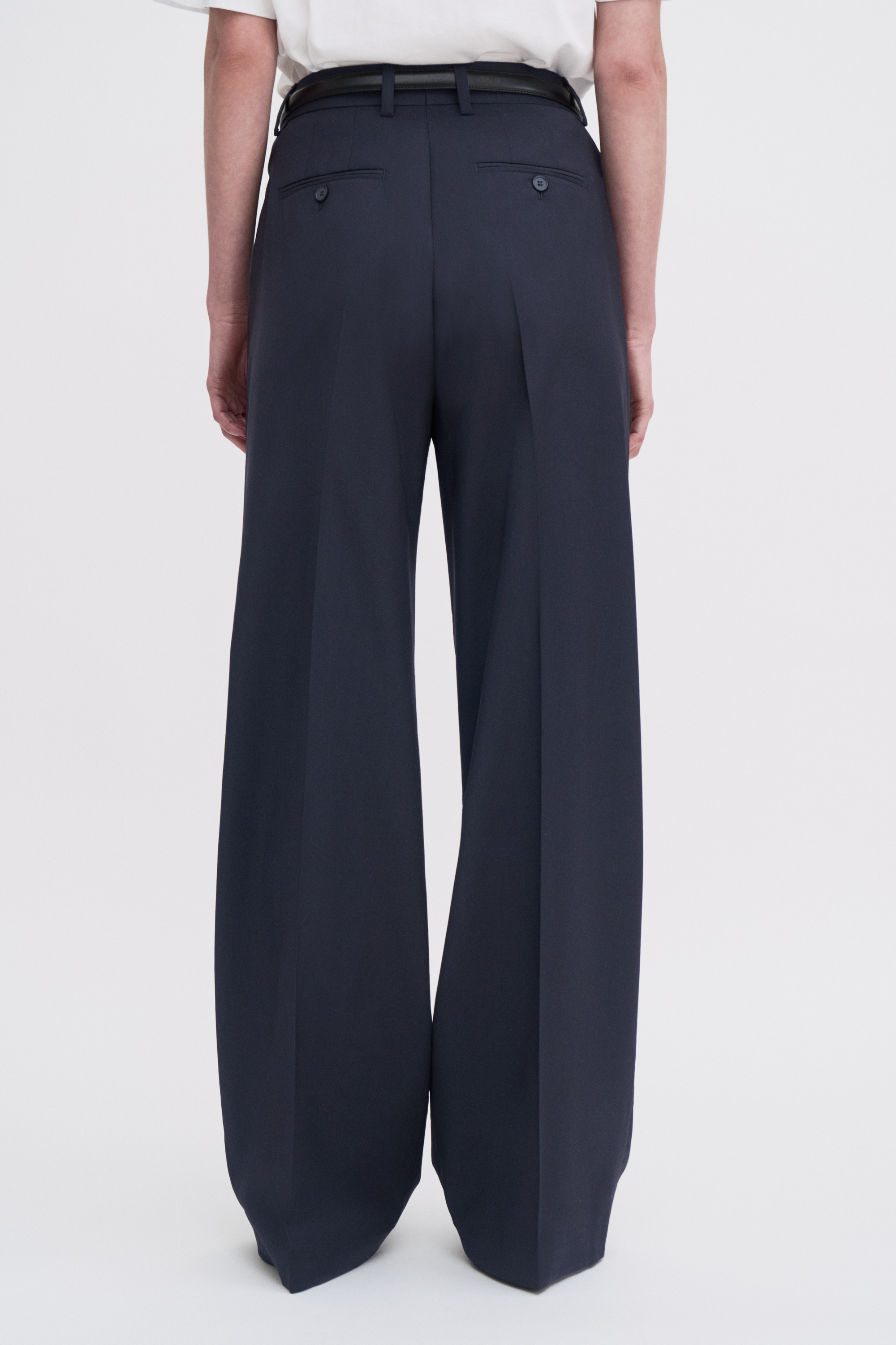 Filippa K Darcey Cool Wool Trouser In Blue