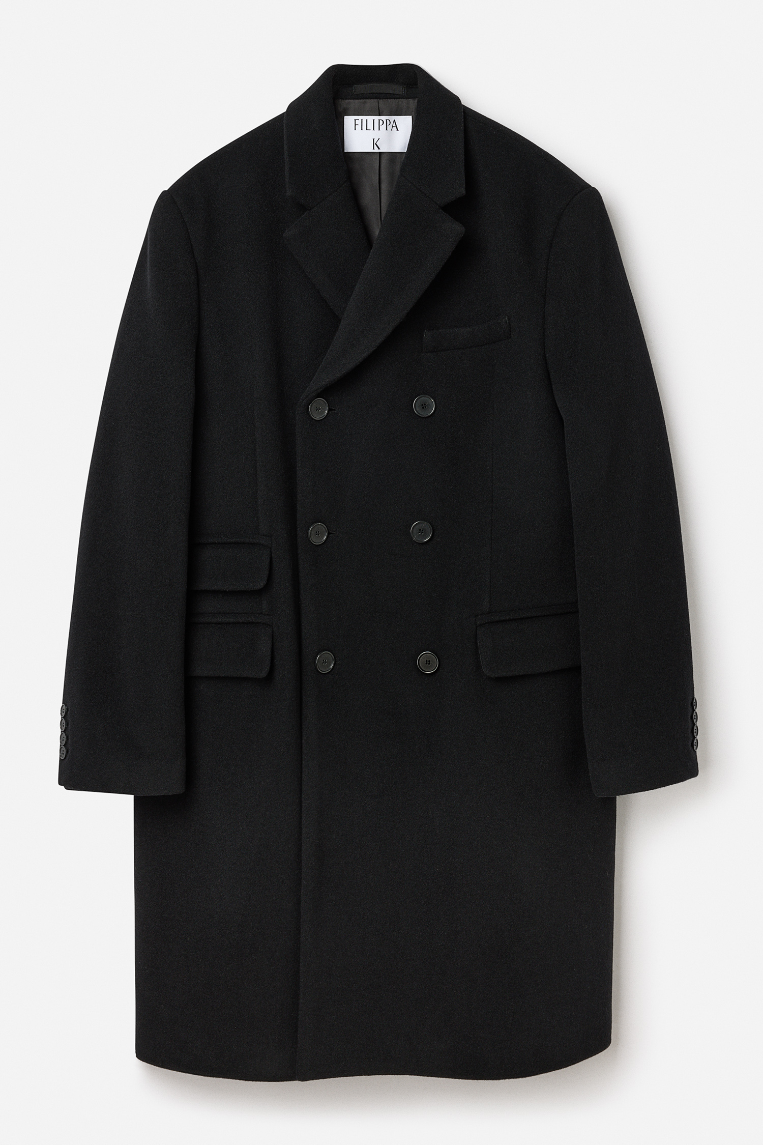 Filippa K Patrick Overcoat In Black