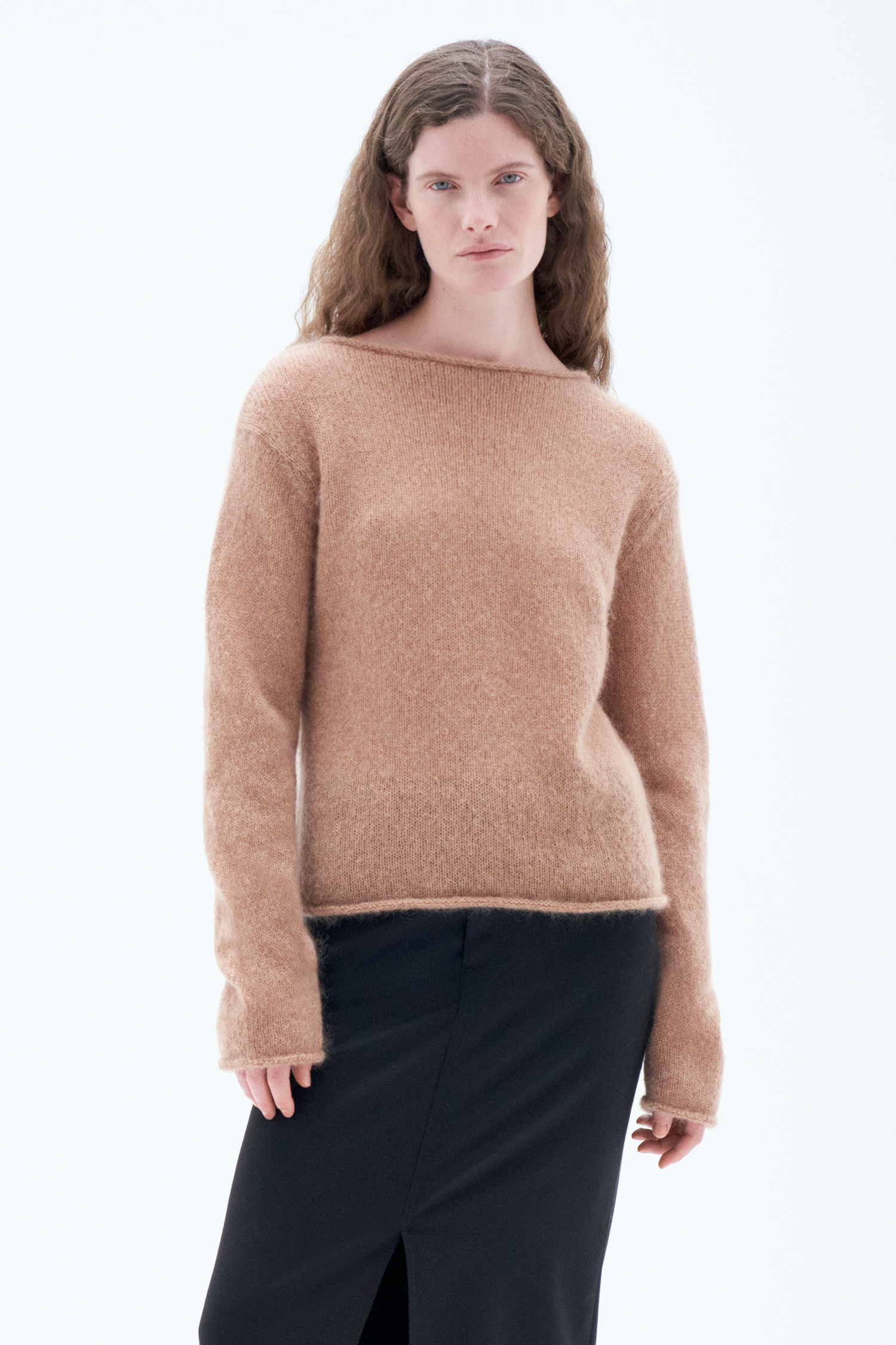 Filippa K Mohair Sweater In Brown