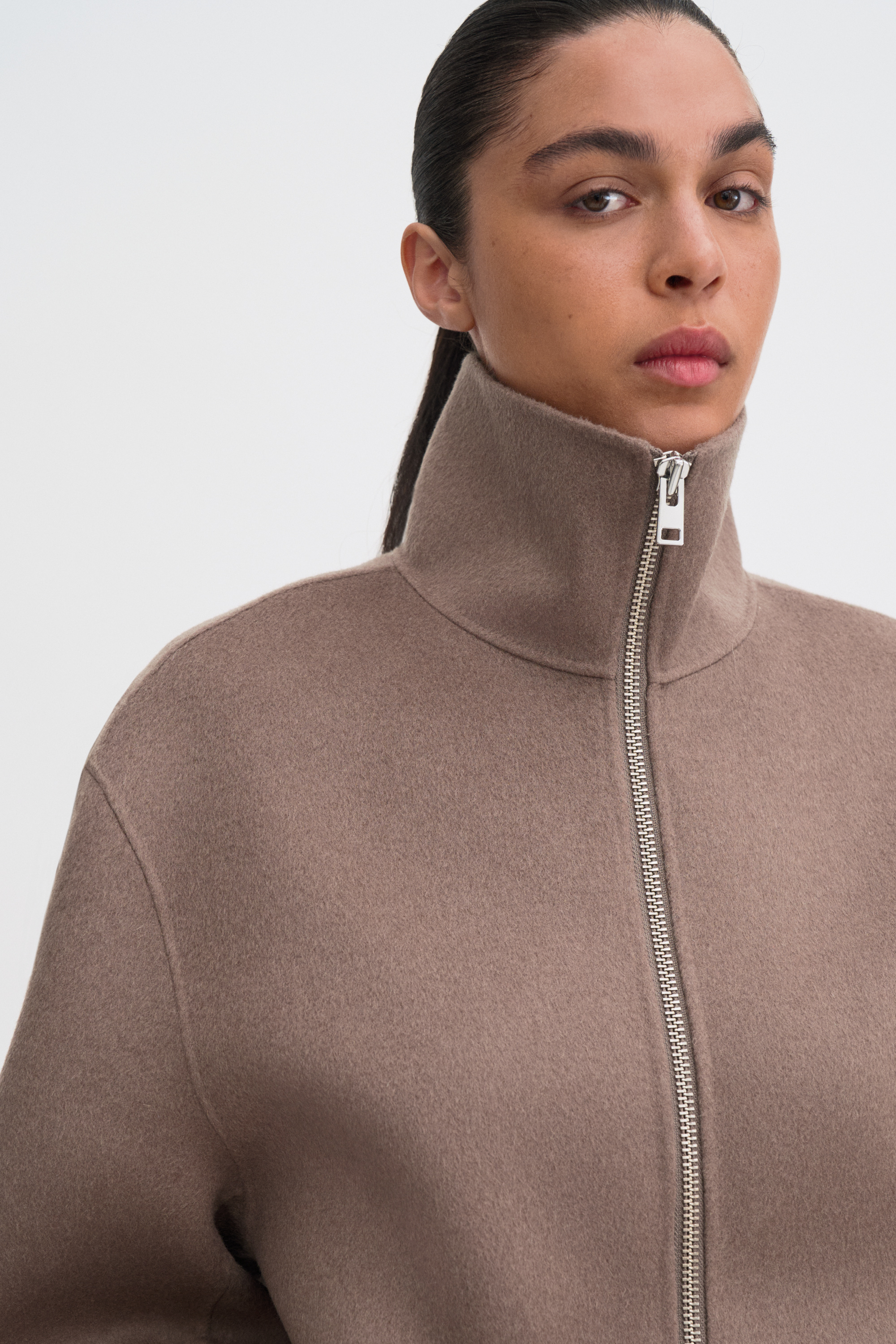 Filippa K Dafina Coat In Gray